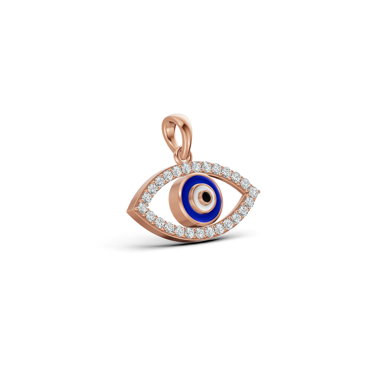Evil Eye Diamond Pendant