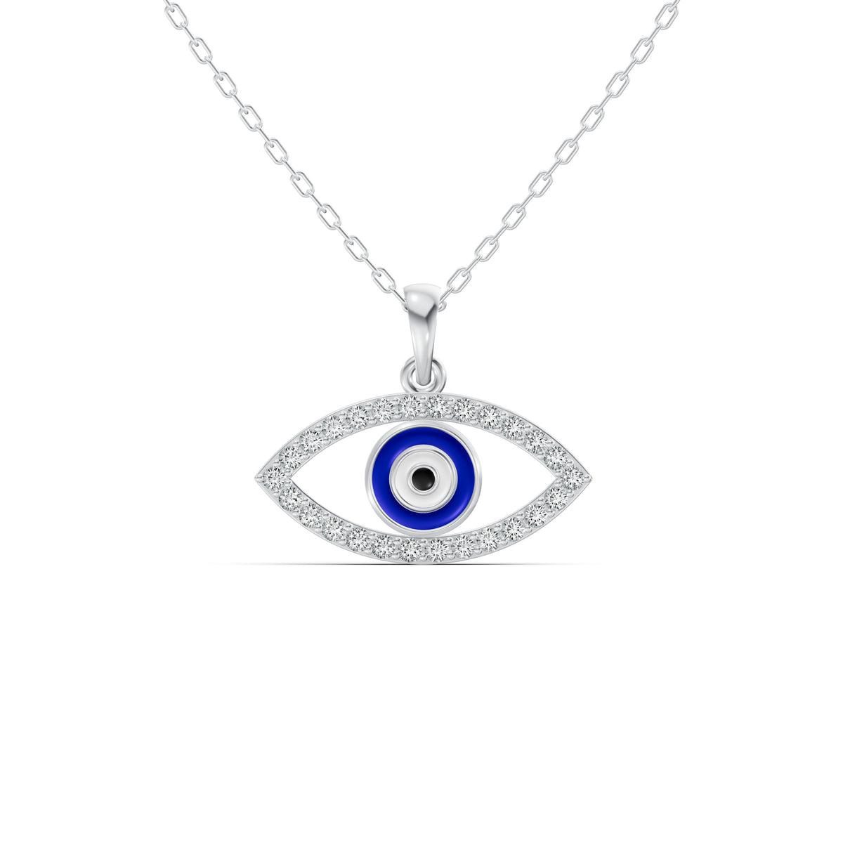 Evil Eye Diamond Pendant