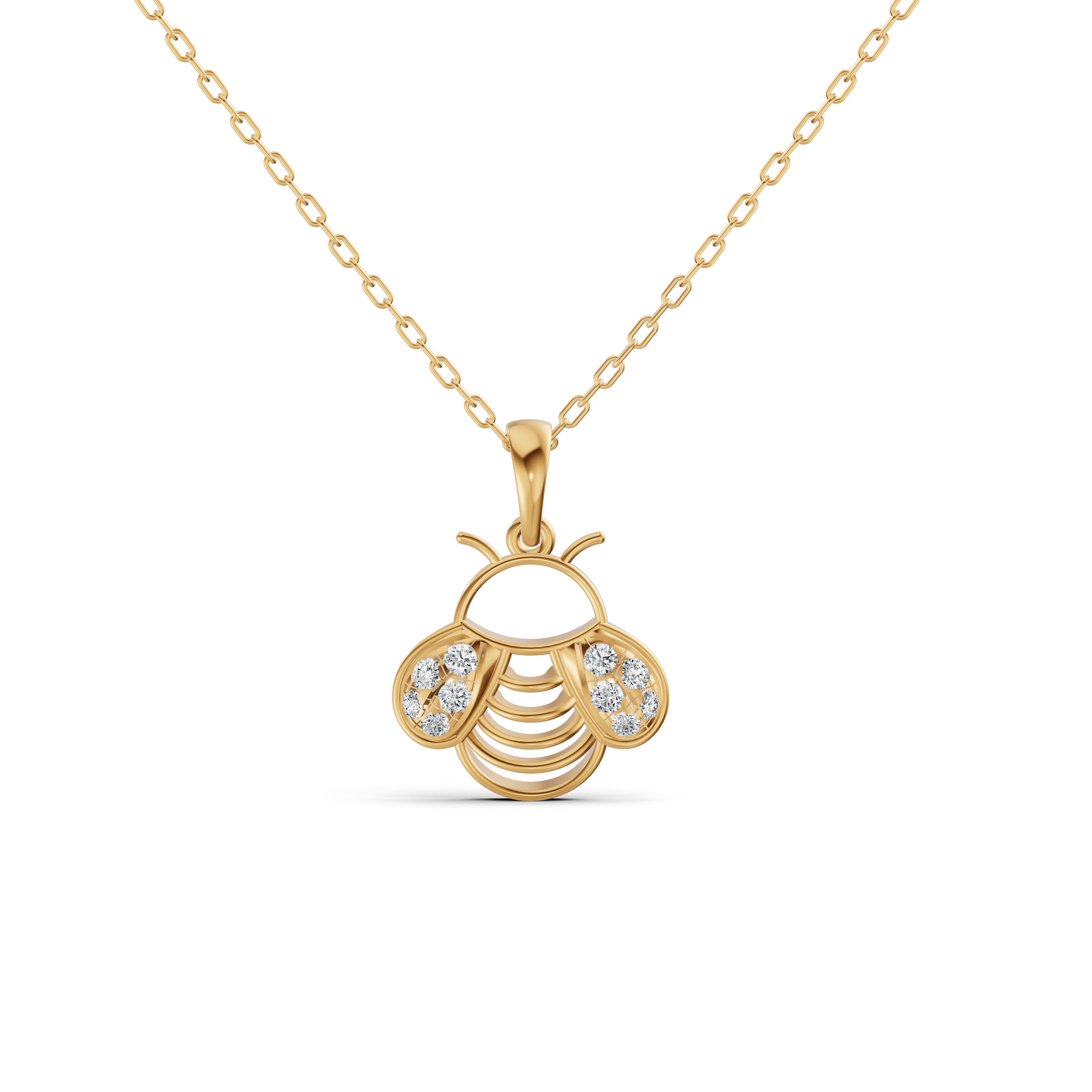 Bee Bling Diamond Pendant