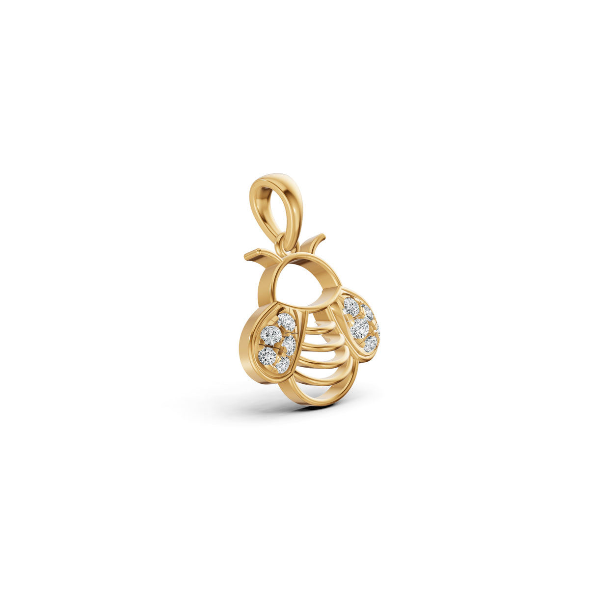Bee Bling Diamond Pendant