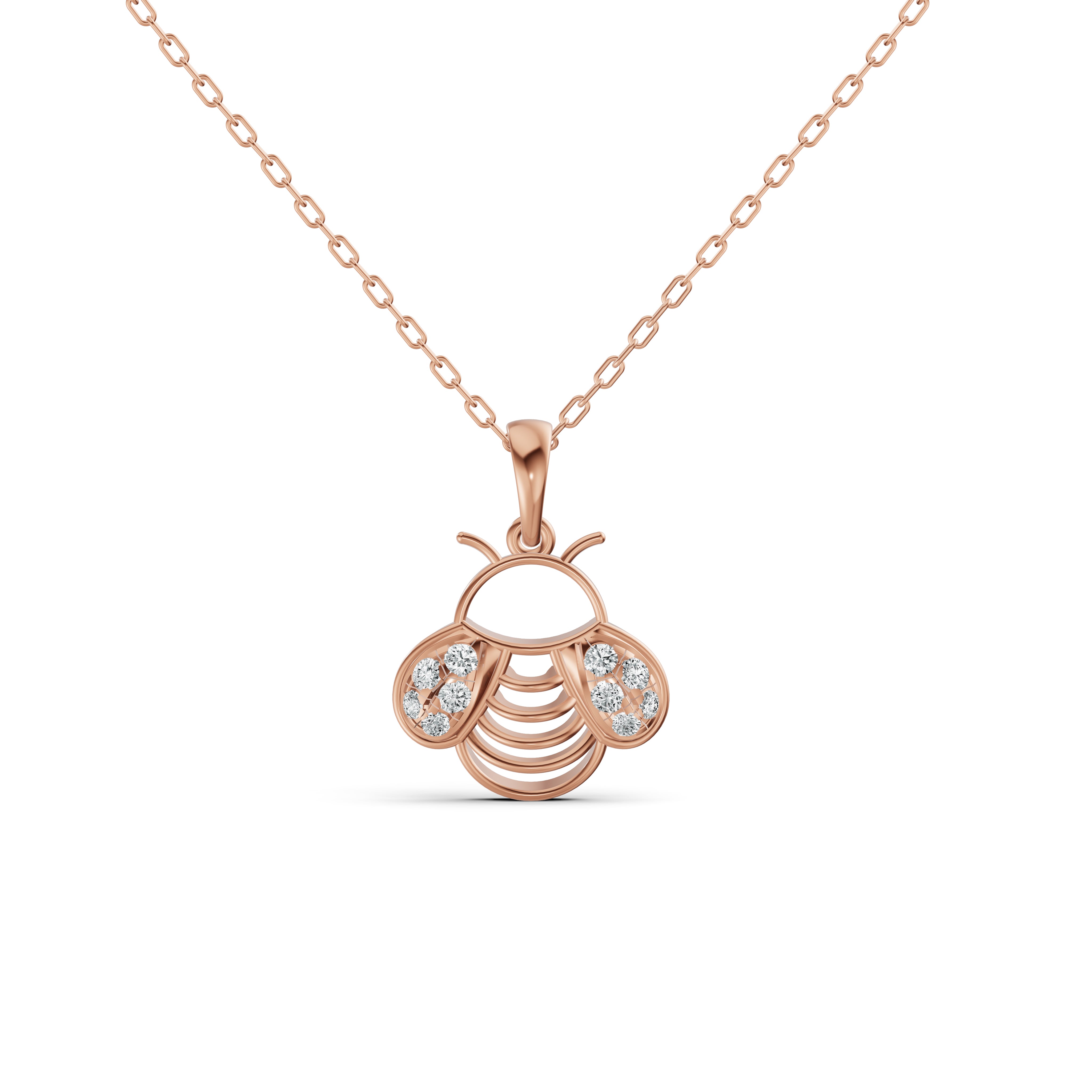 Bee Bling Diamond Pendant