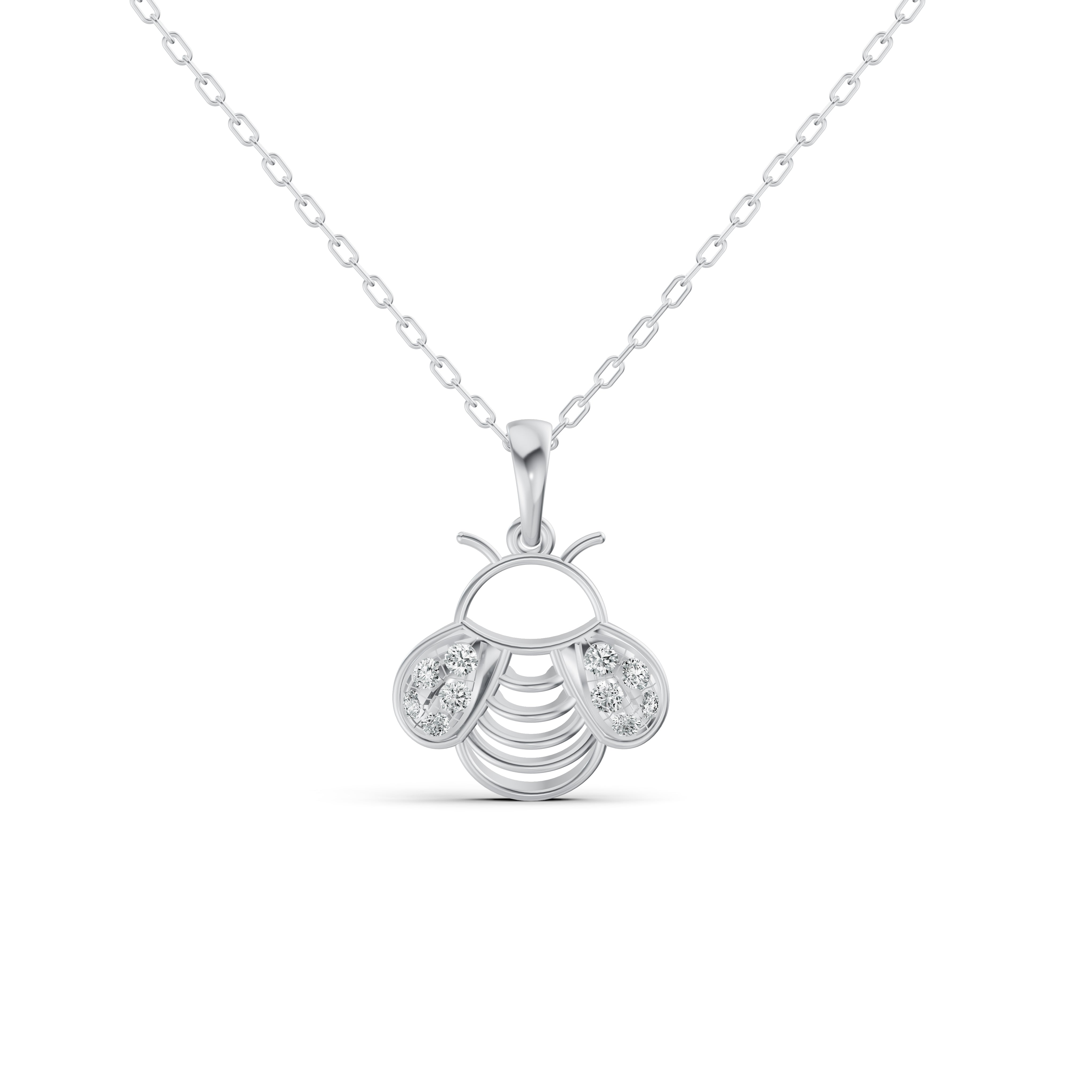 Bee Bling Diamond Pendant