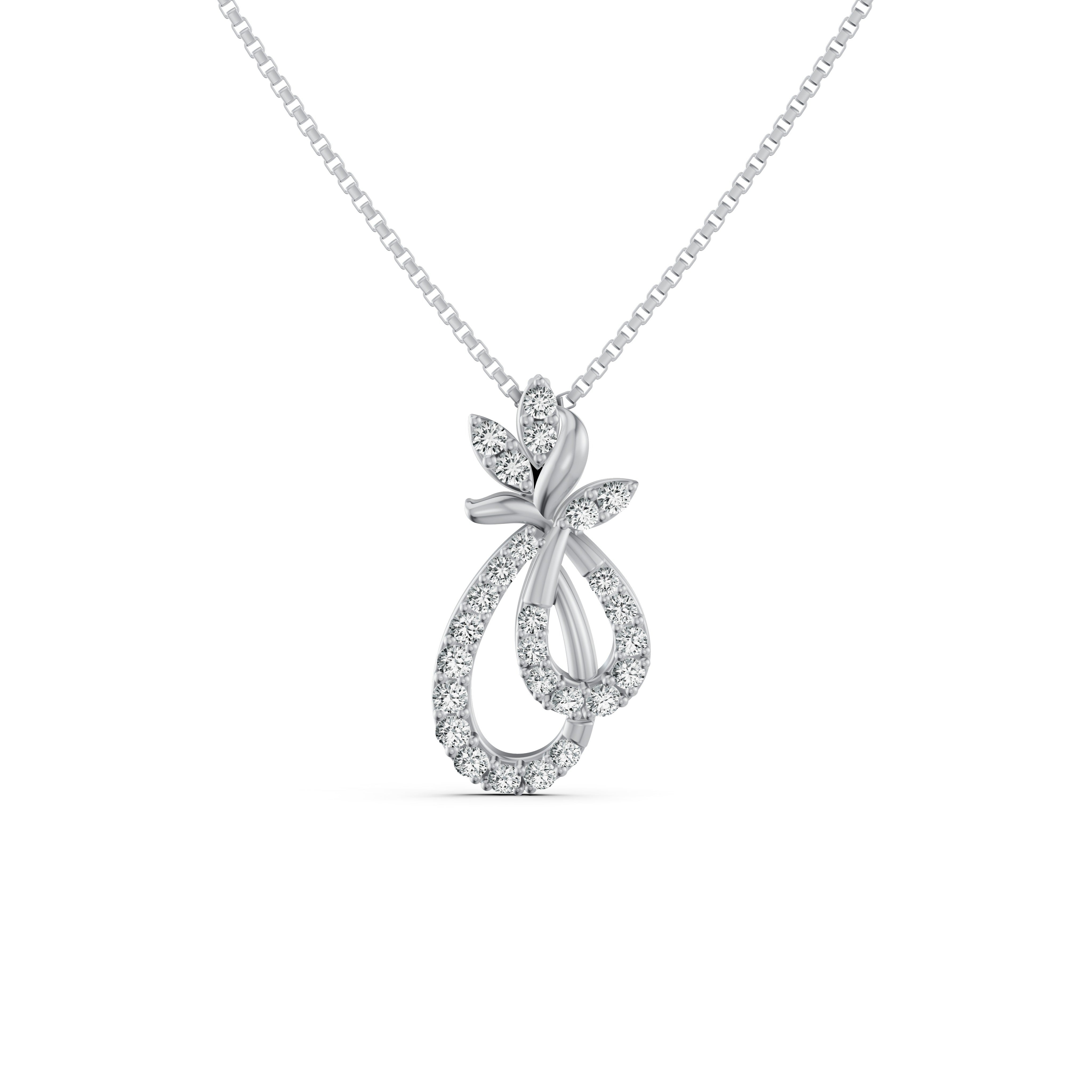 Petal Love Bunch Diamond Pendant