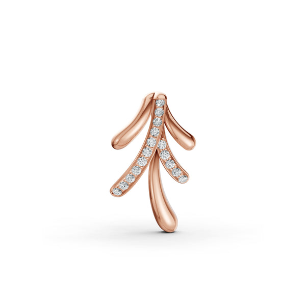 Leaf Cascade Diamond Pendant