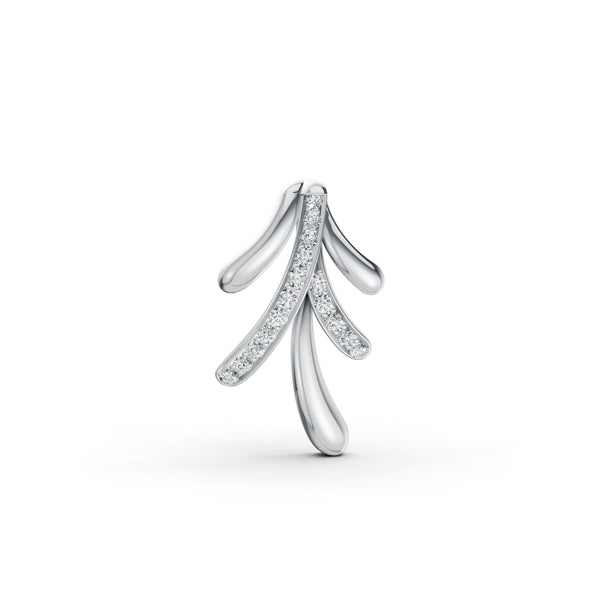 Leaf Cascade Diamond Pendant