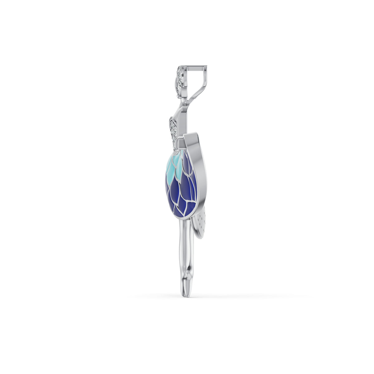 Ballerina in Bloom Diamond Pendant