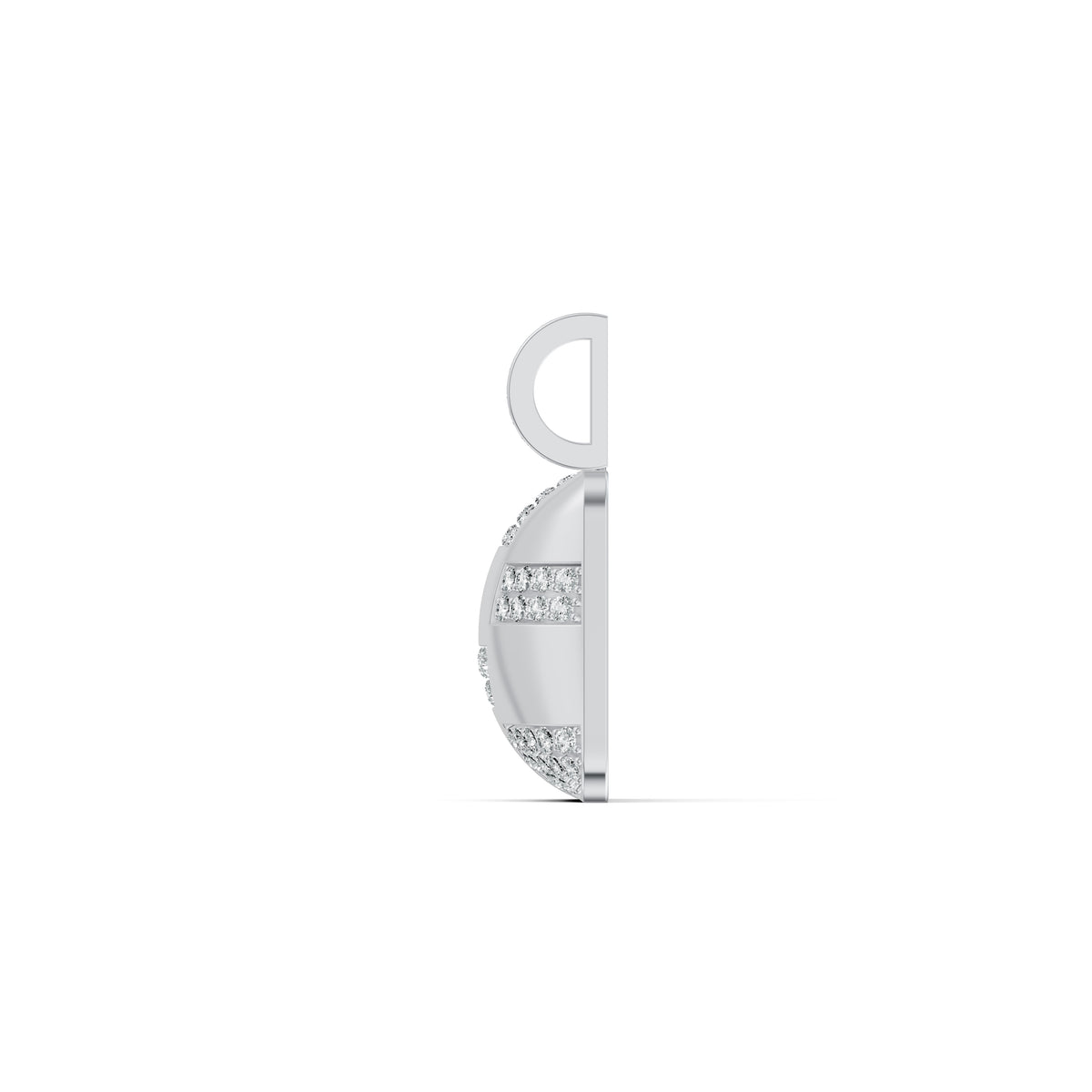 Checkered Diamond Pendant