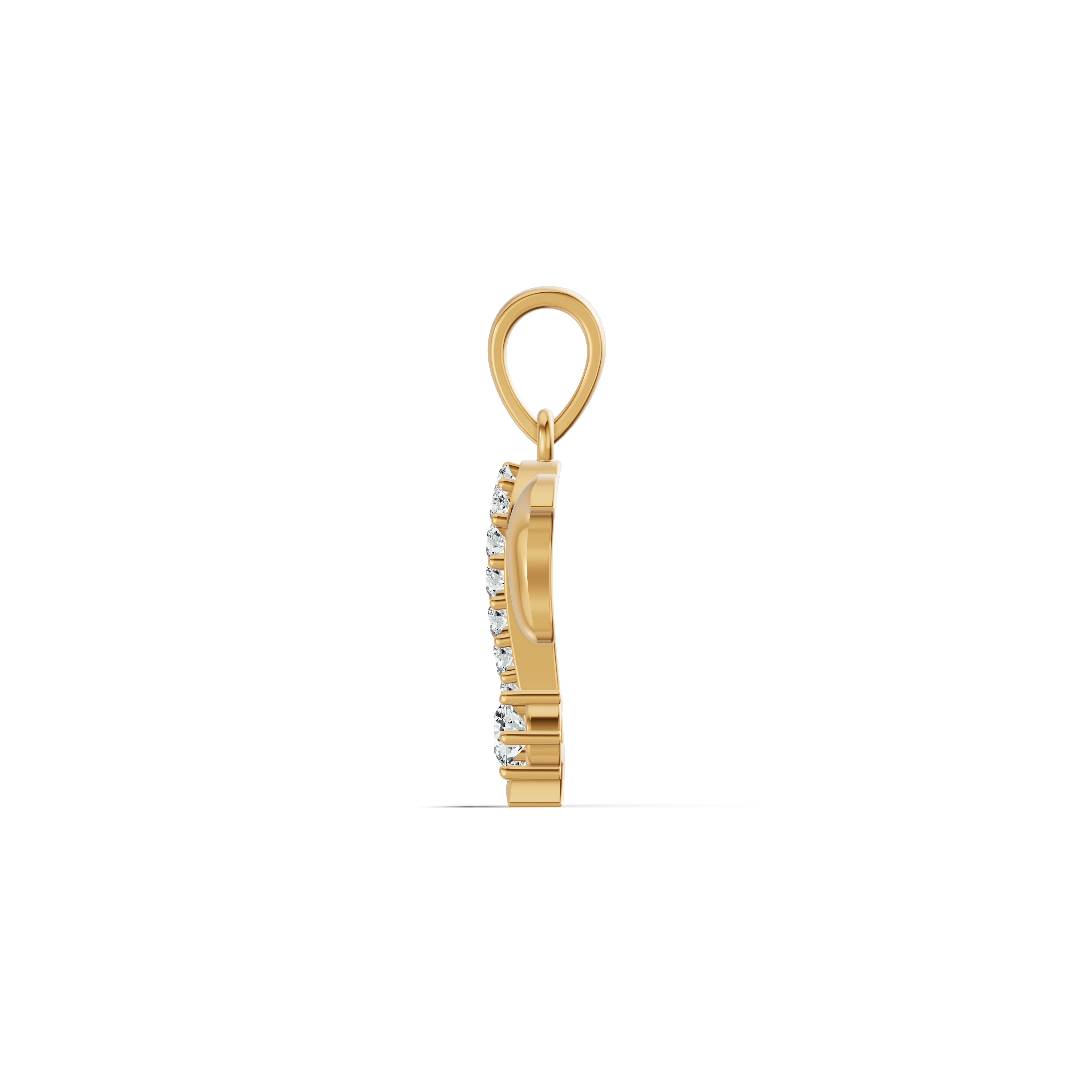 Divine Ganesha Diamond Pendant