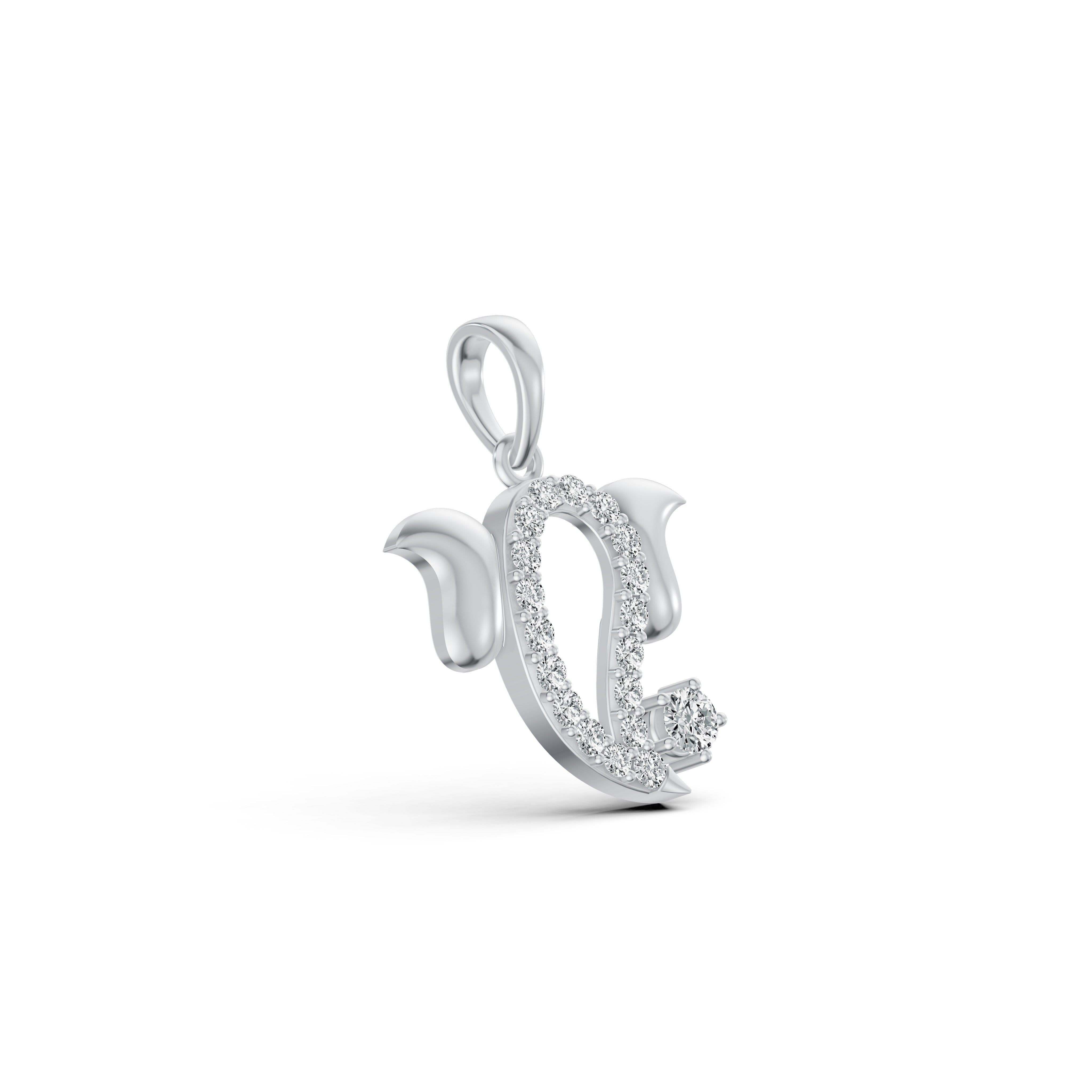 Divine Ganesha Diamond Pendant