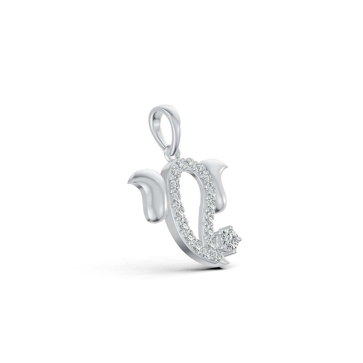 Divine Ganesha Diamond Pendant