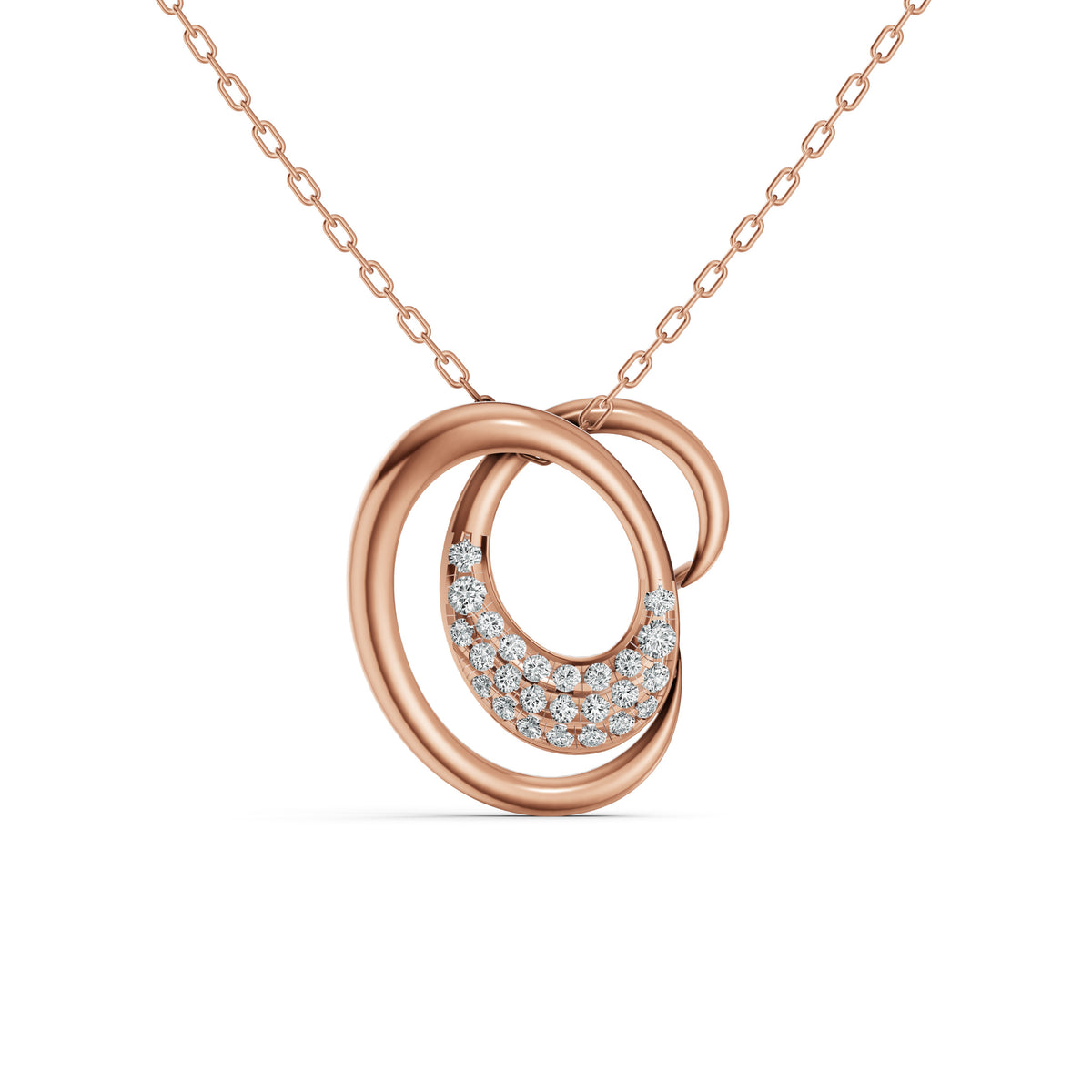 Coastal Wave Diamond Pendant