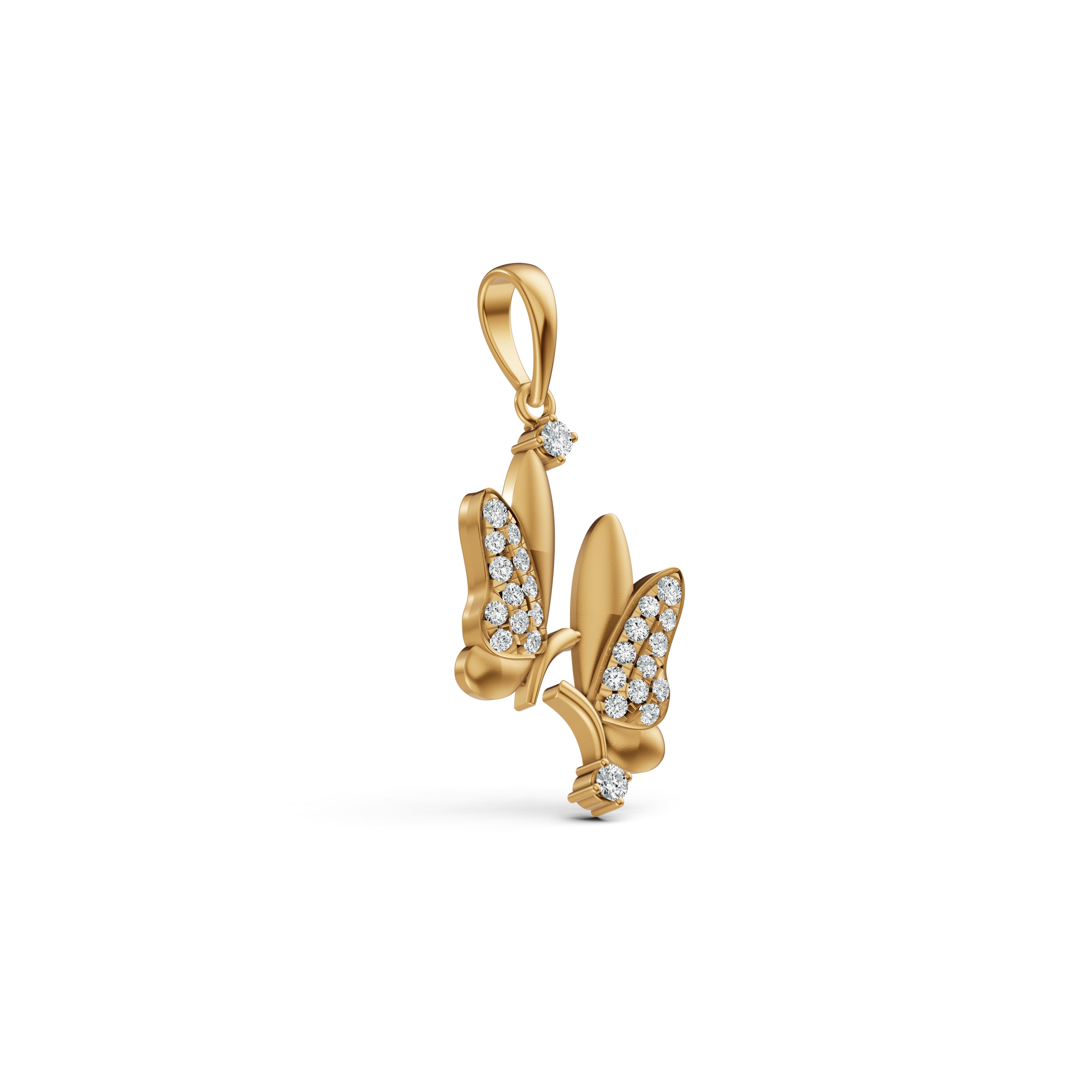 Butterfly Whispers Diamond Pendant