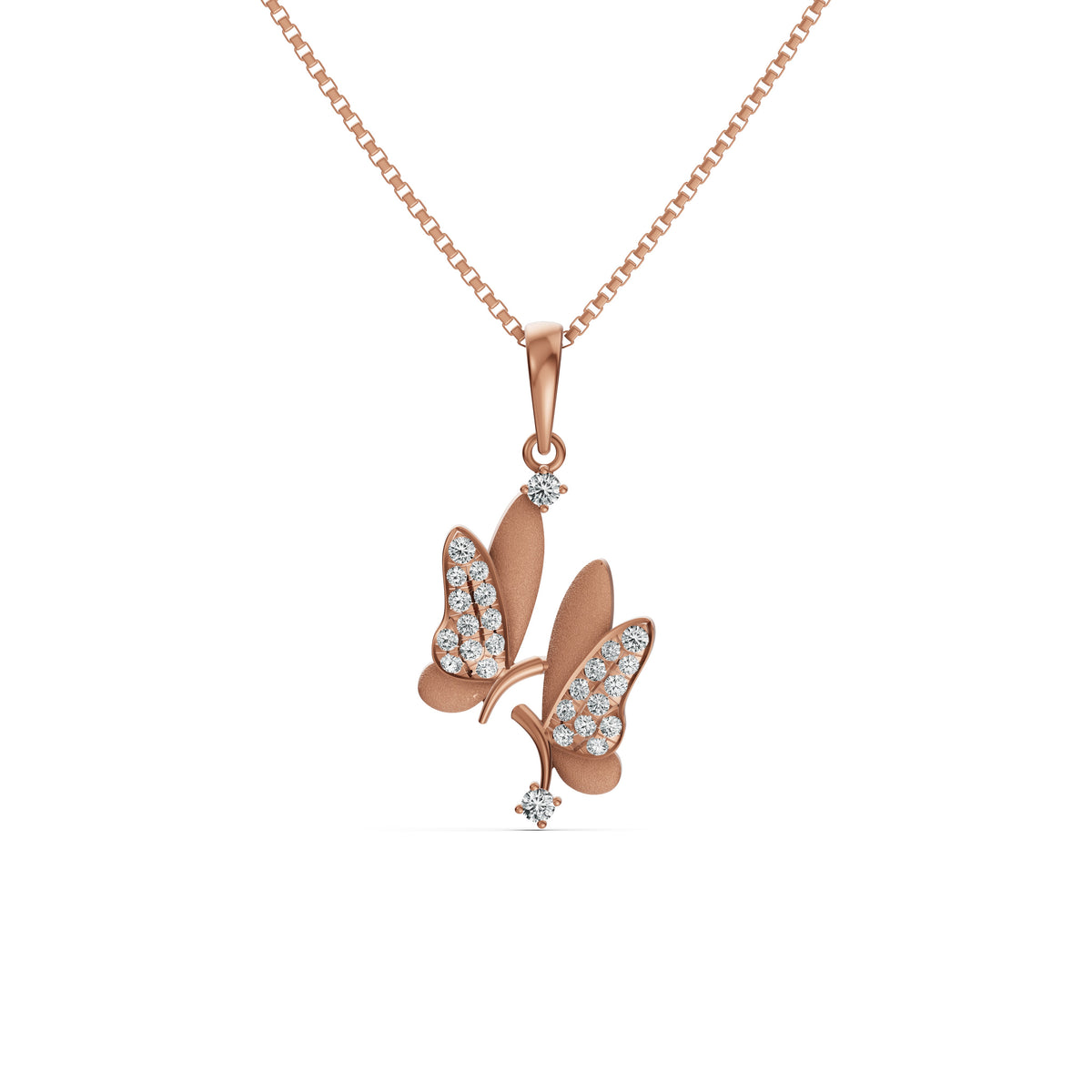 Butterfly Whispers Diamond Pendant