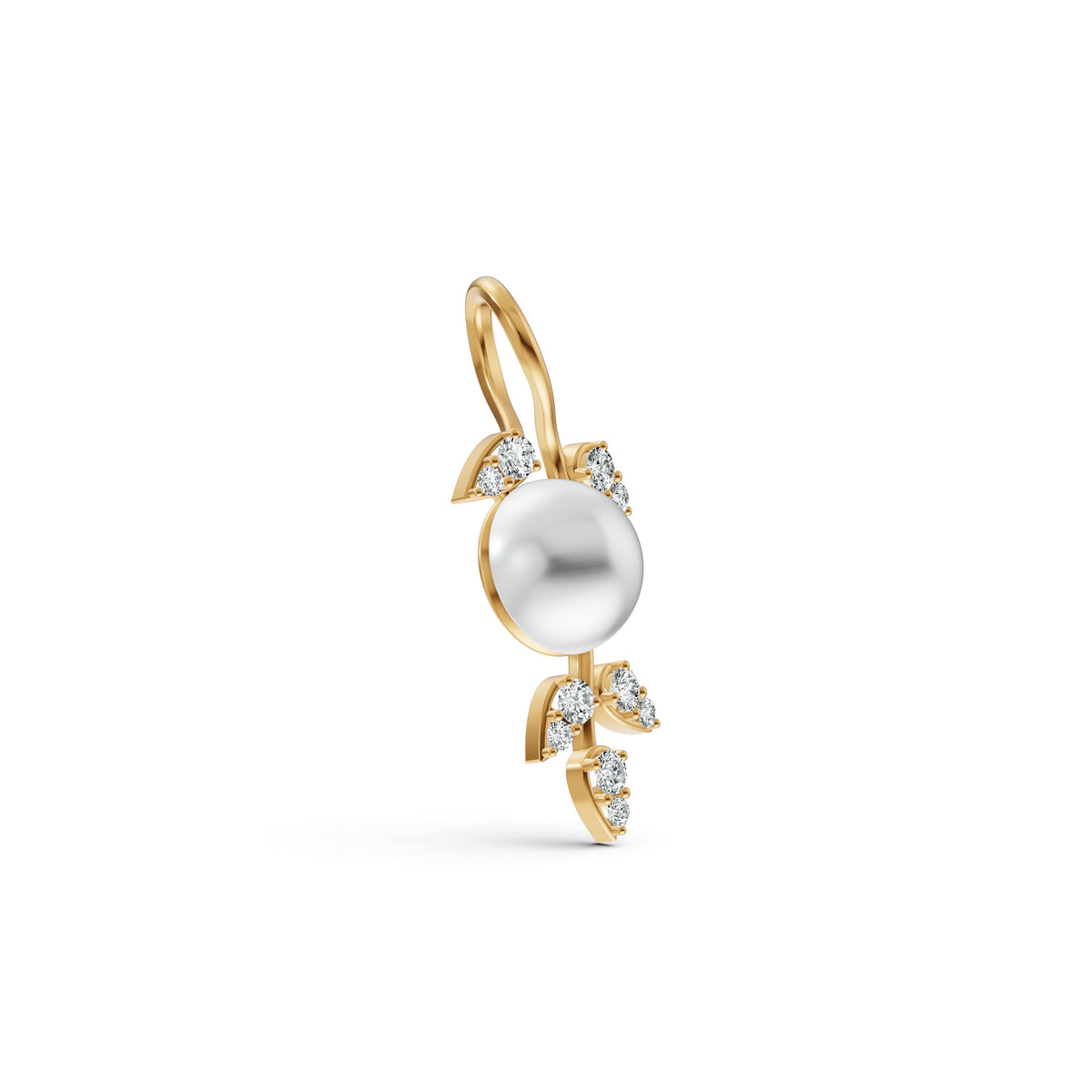 Pearl Vine Diamond Pendant