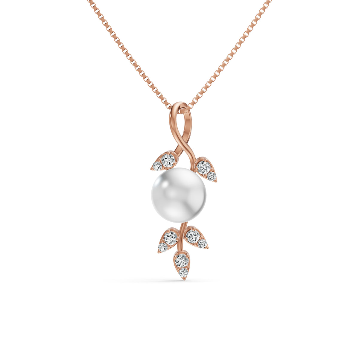 Pearl Vine Diamond Pendant