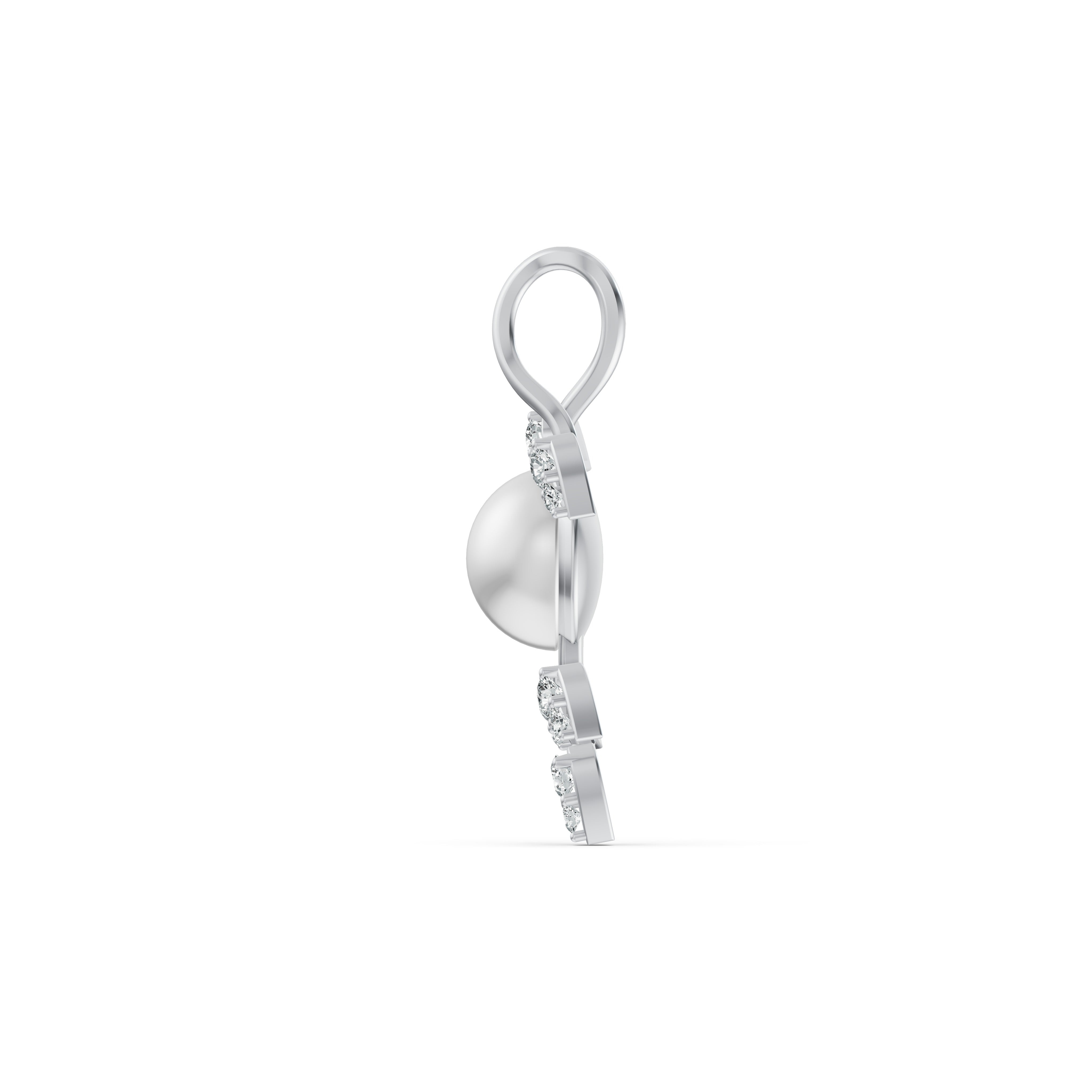 Pearl Vine Diamond Pendant