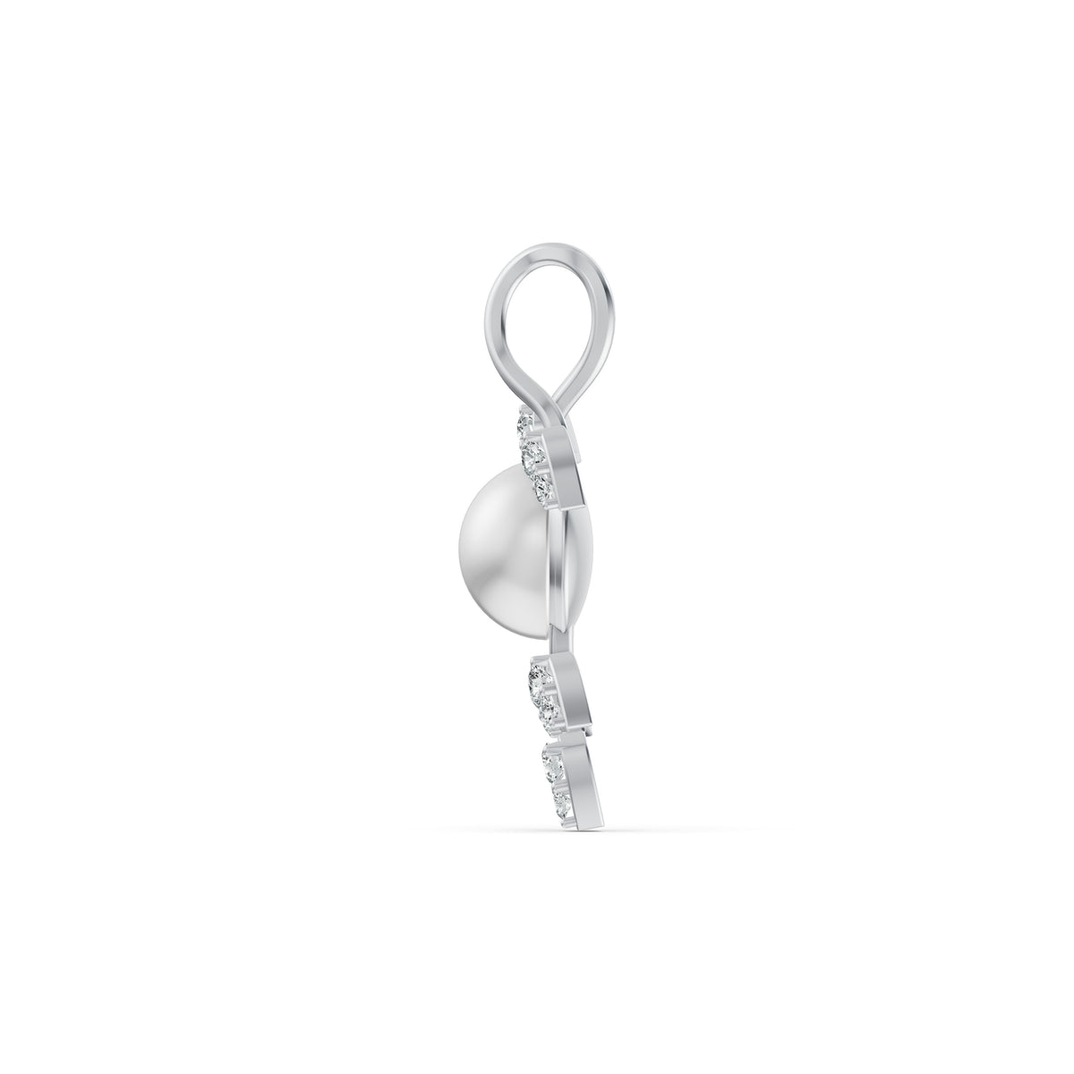 Pearl Vine Diamond Pendant