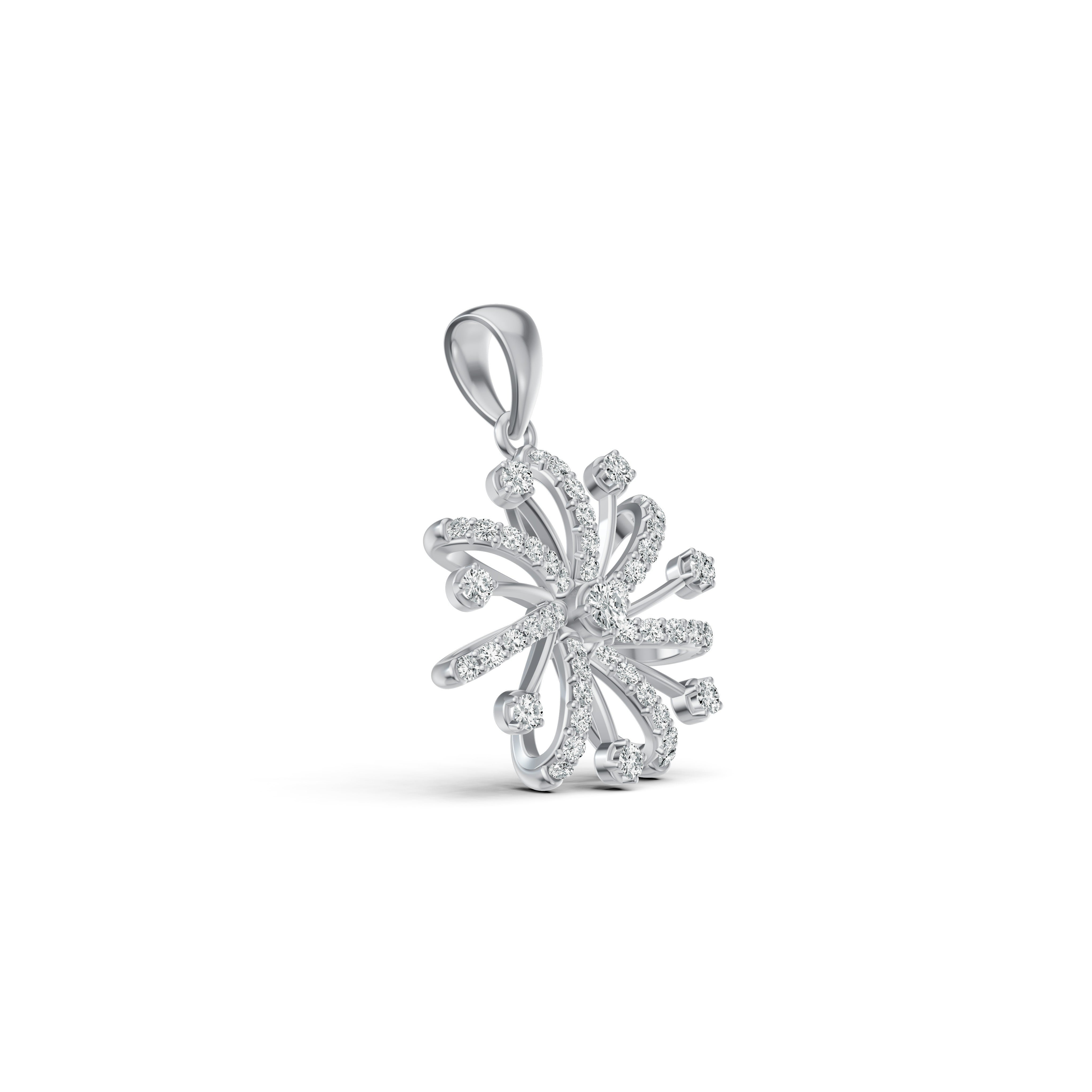 Sparkle Burst Diamond Pendant