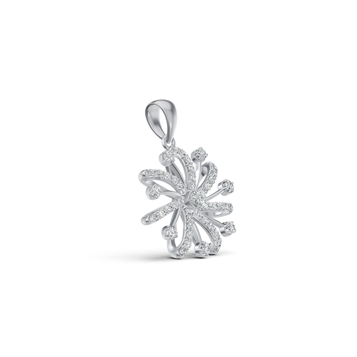 Sparkle Burst Diamond Pendant