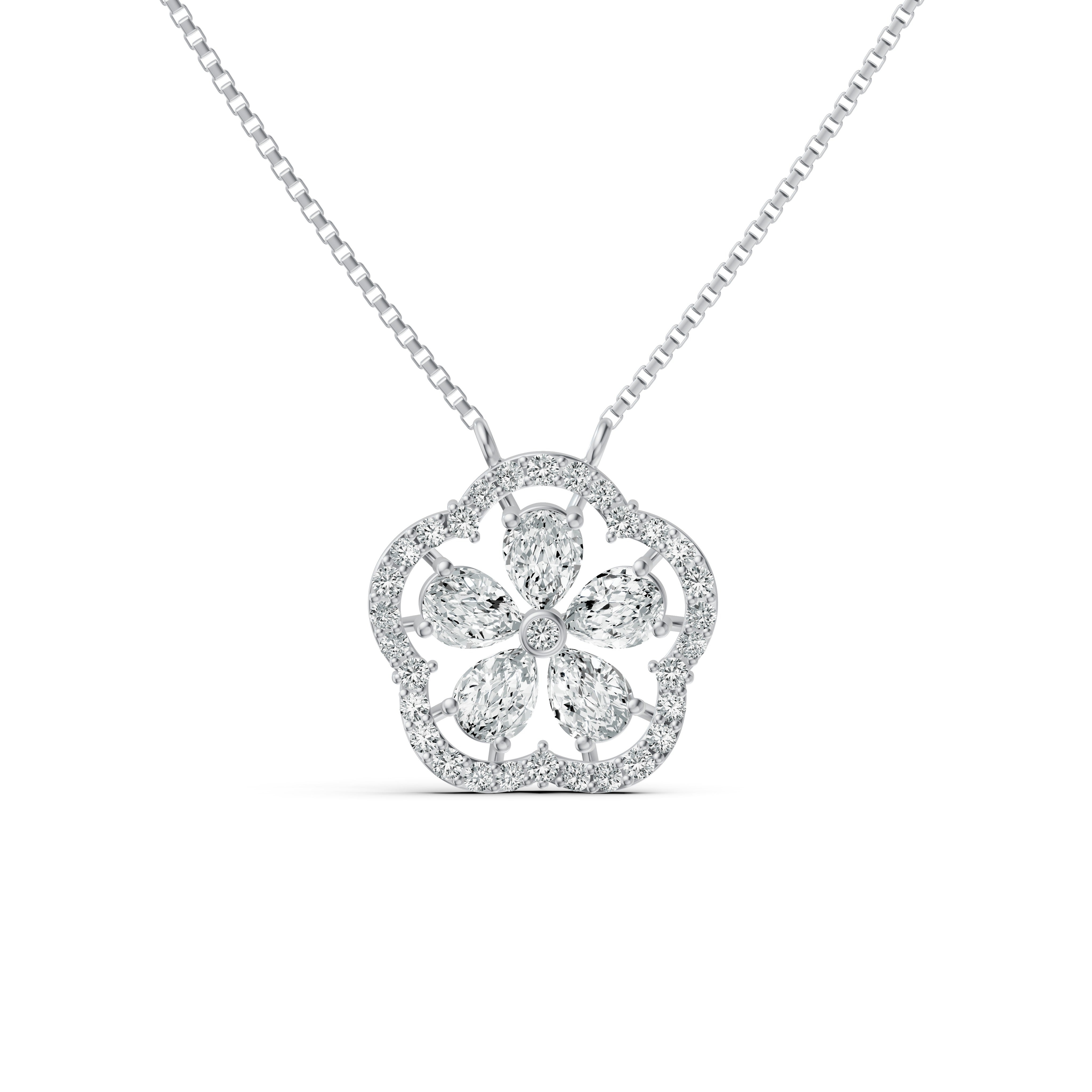 Floral Blossom Diamond Chain