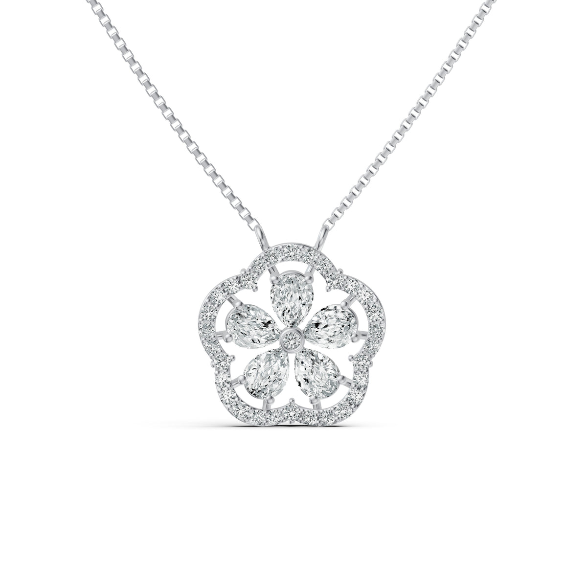 Floral Blossom Diamond Chain