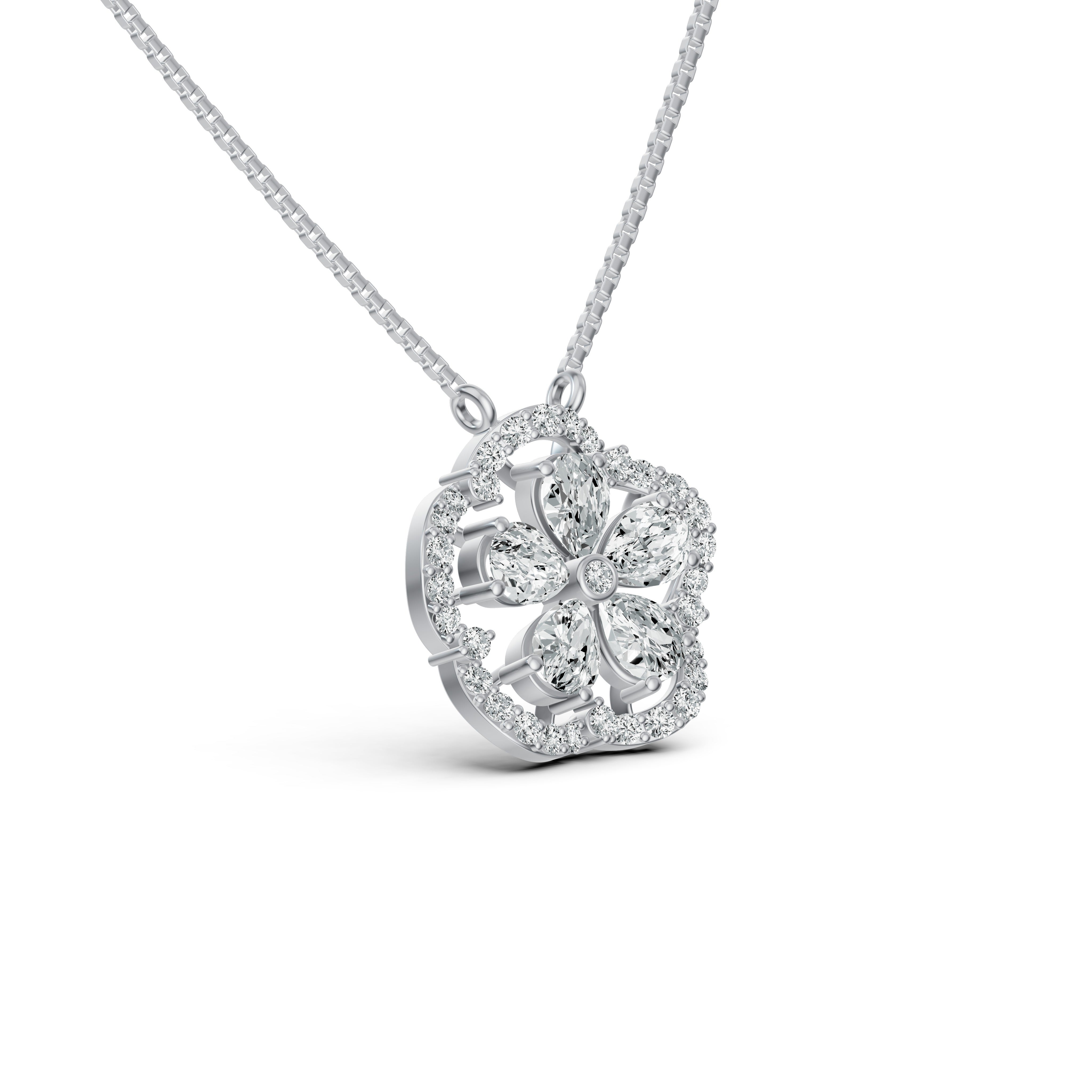 Floral Blossom Diamond Chain