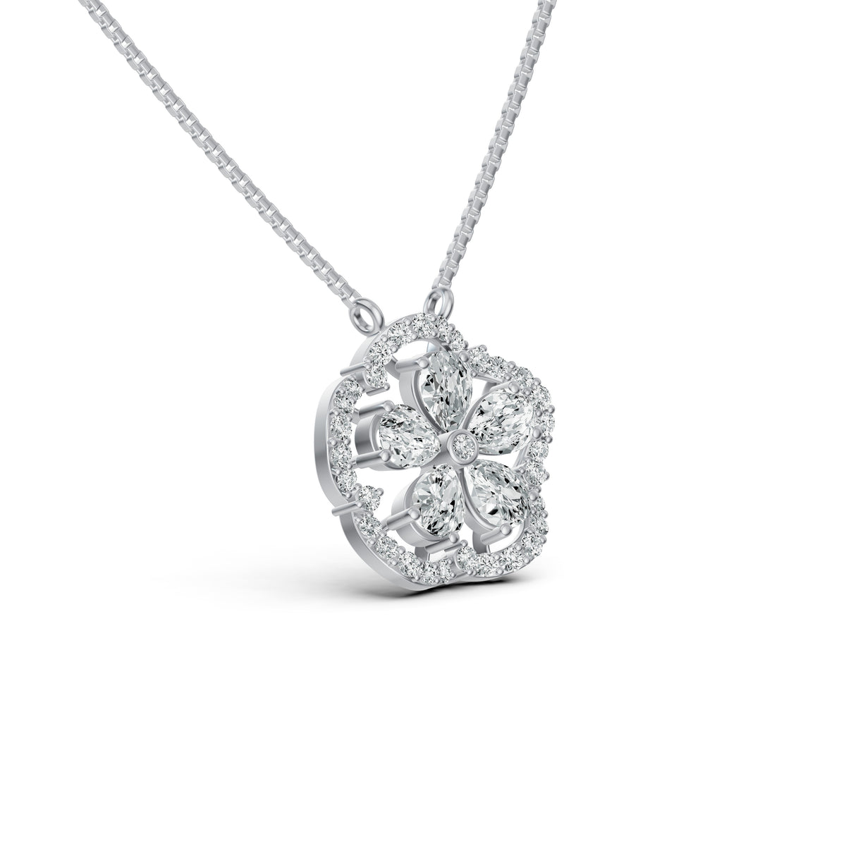 Floral Blossom Diamond Chain