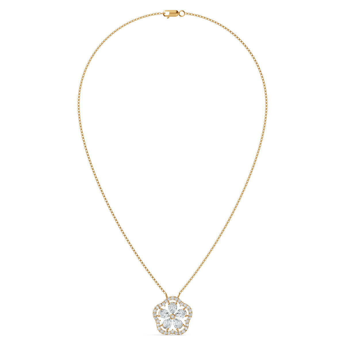 Floral Blossom Diamond Chain