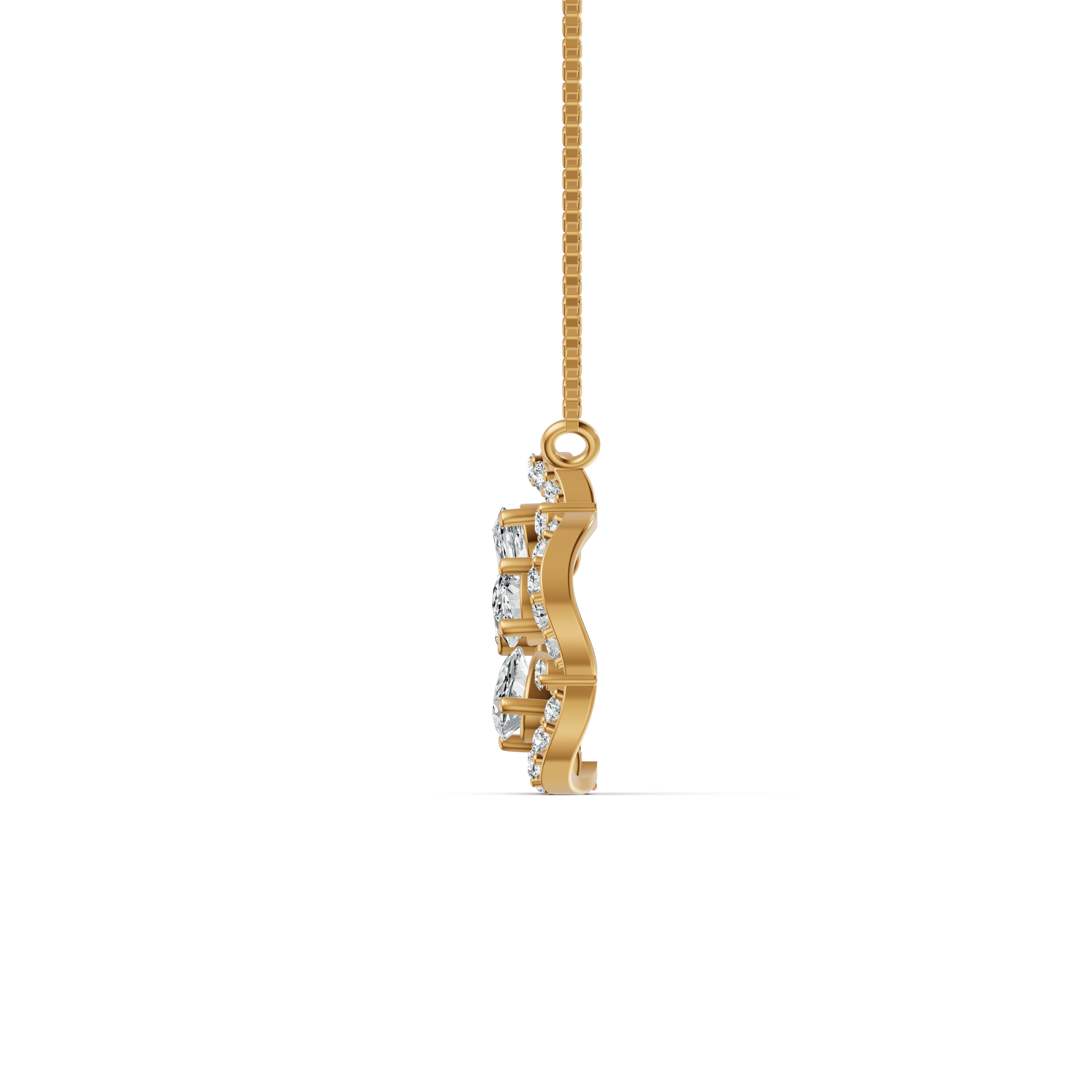 Floral Blossom Diamond Chain