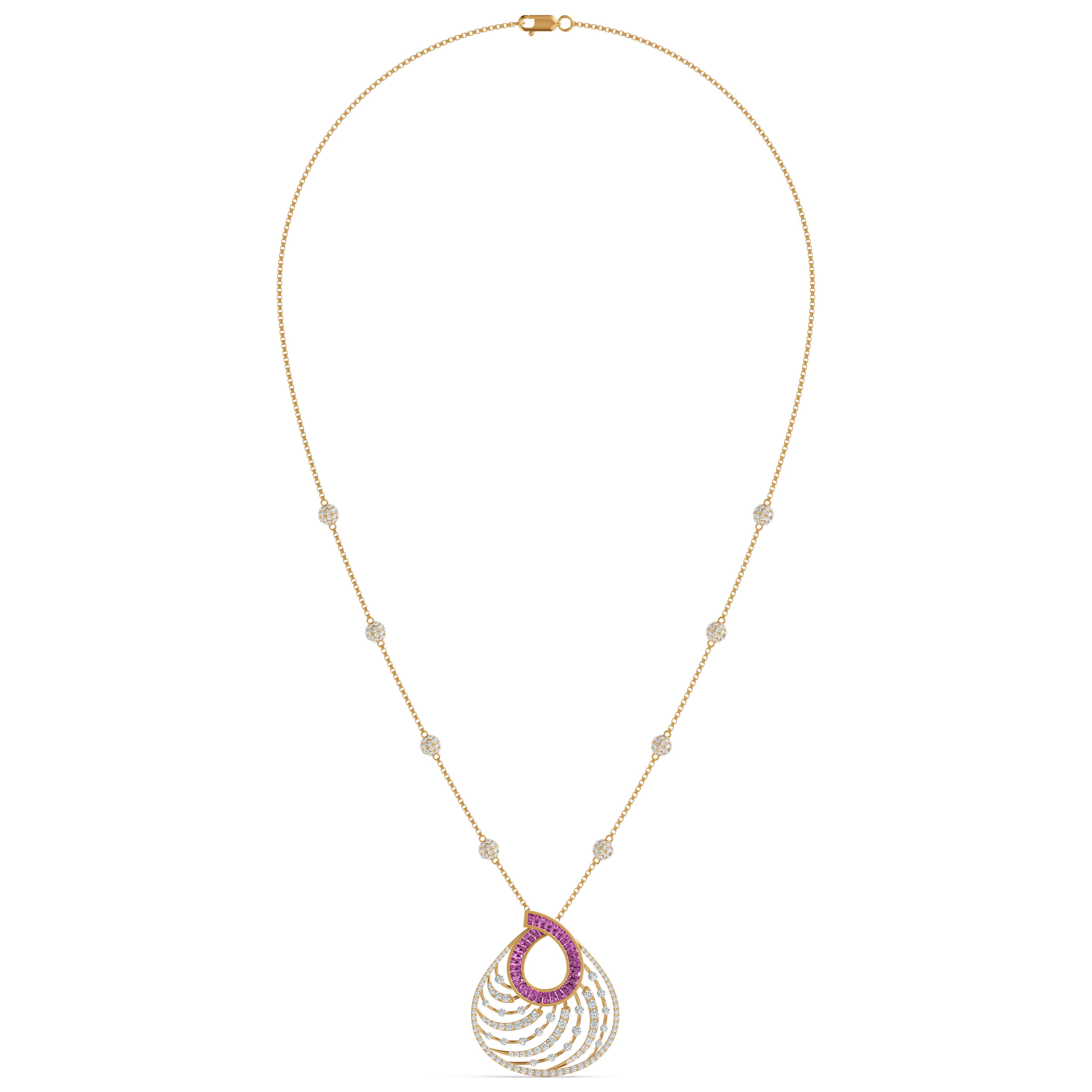 Blush Symphony Diamond Chain