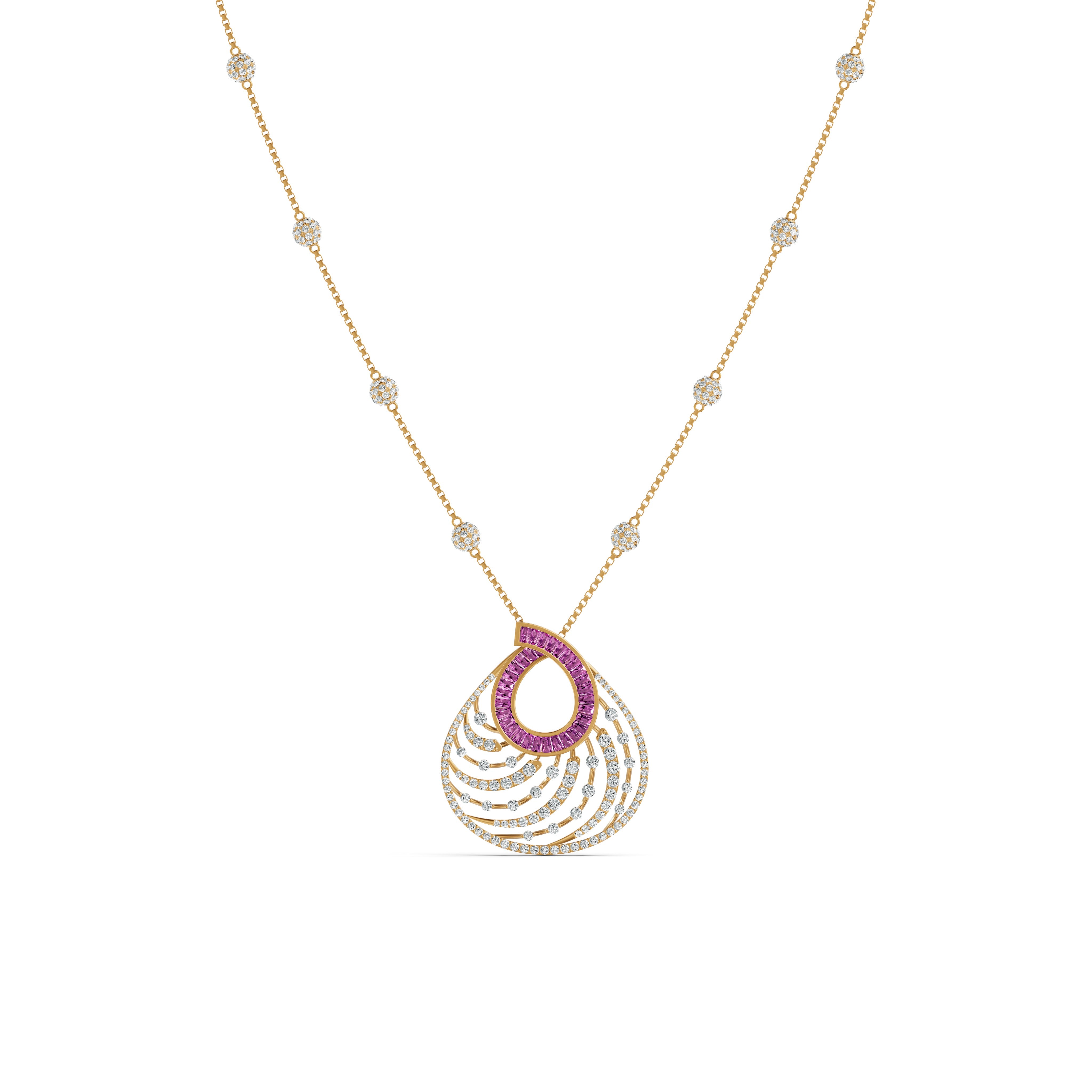 Blush Symphony Diamond Chain