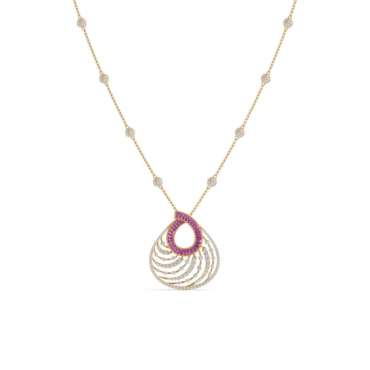 Blush Symphony Diamond Chain