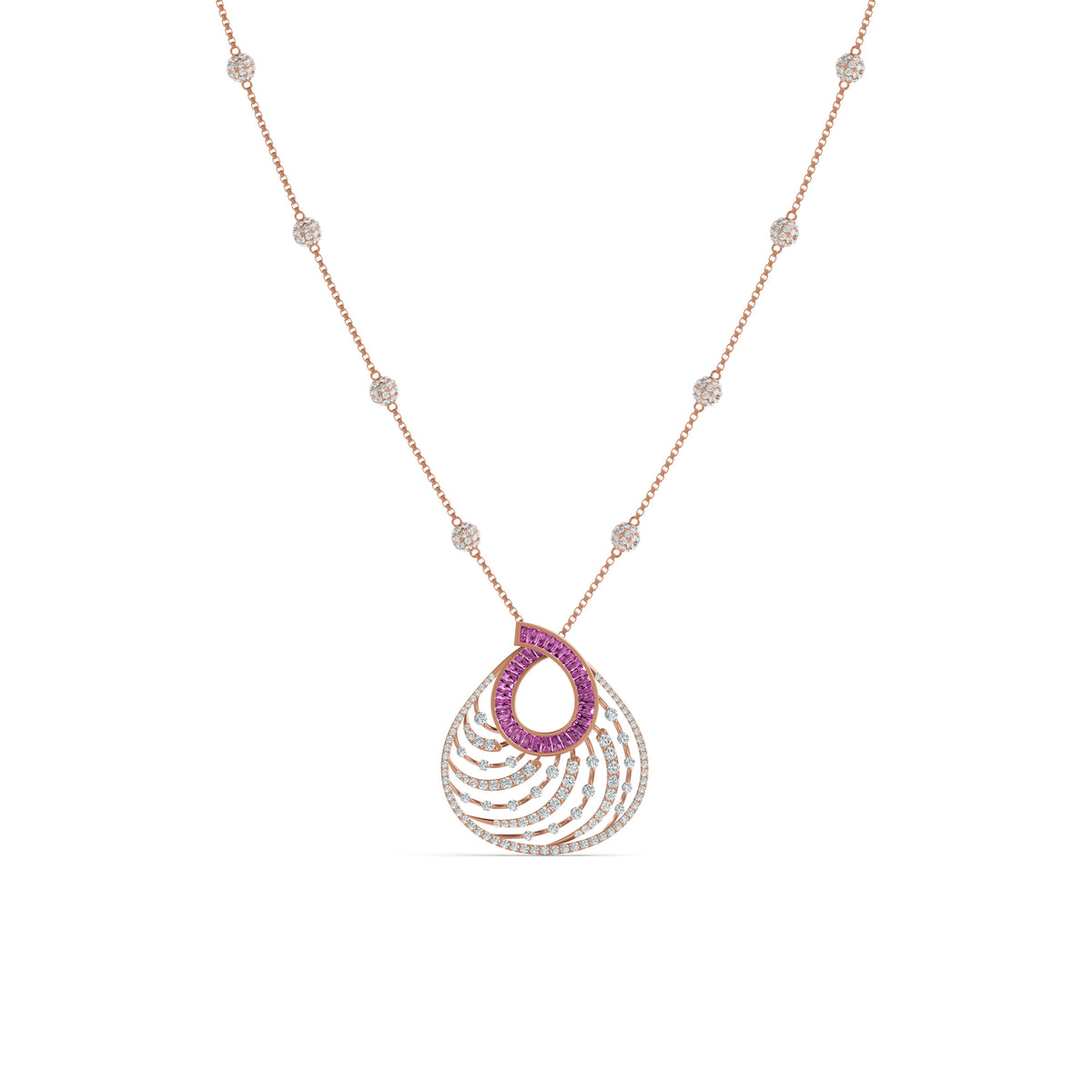 Blush Symphony Diamond Chain