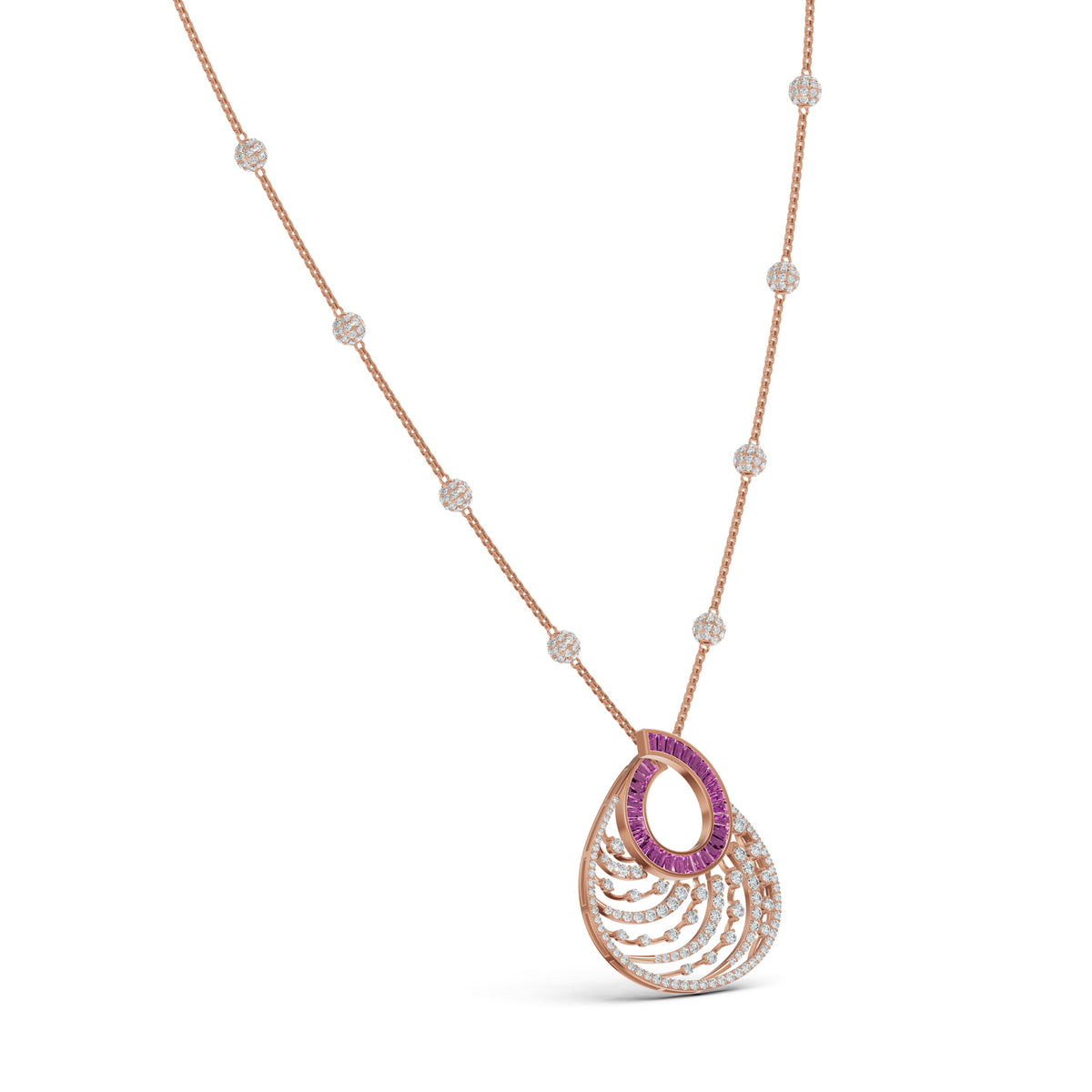Blush Symphony Diamond Chain