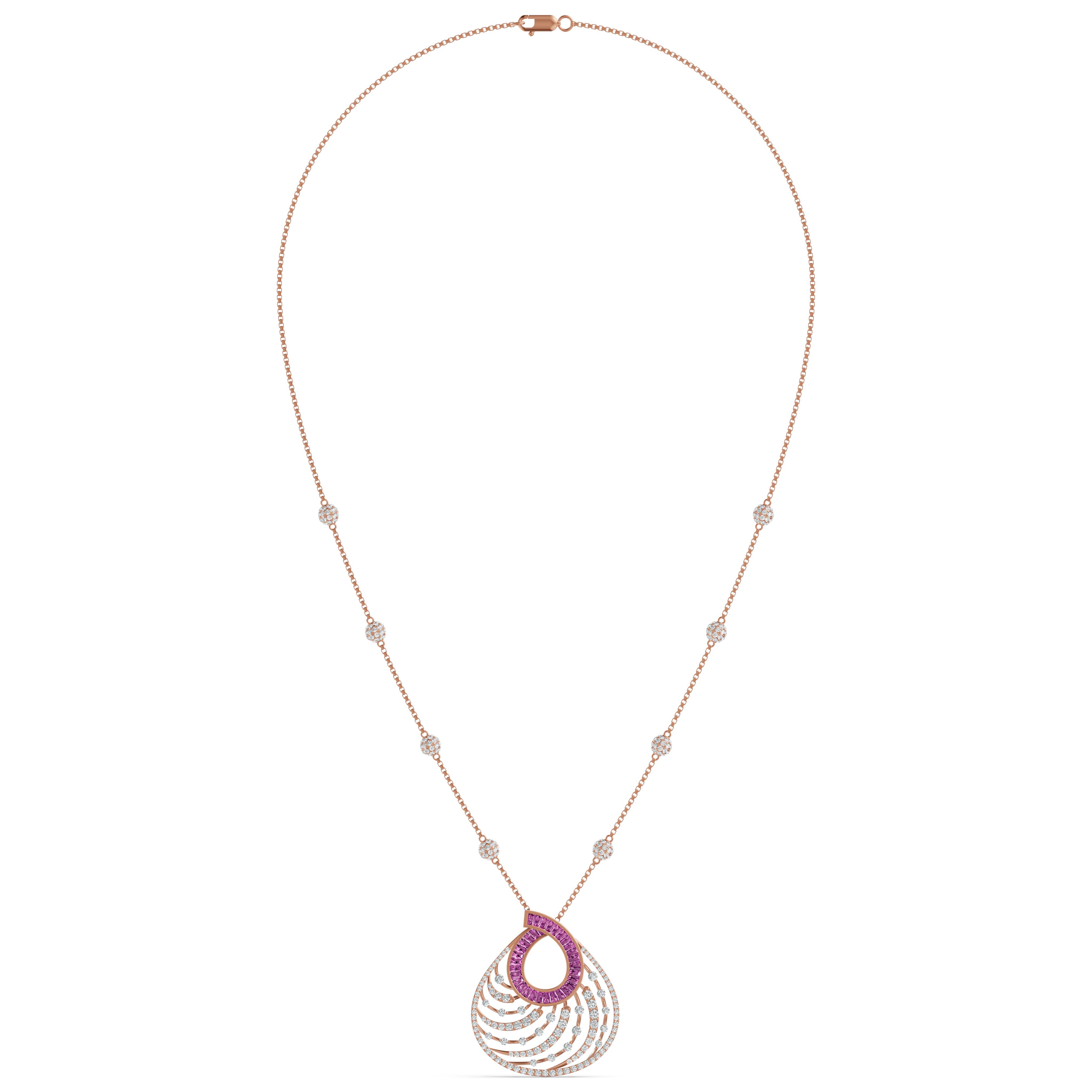 Blush Symphony Diamond Chain