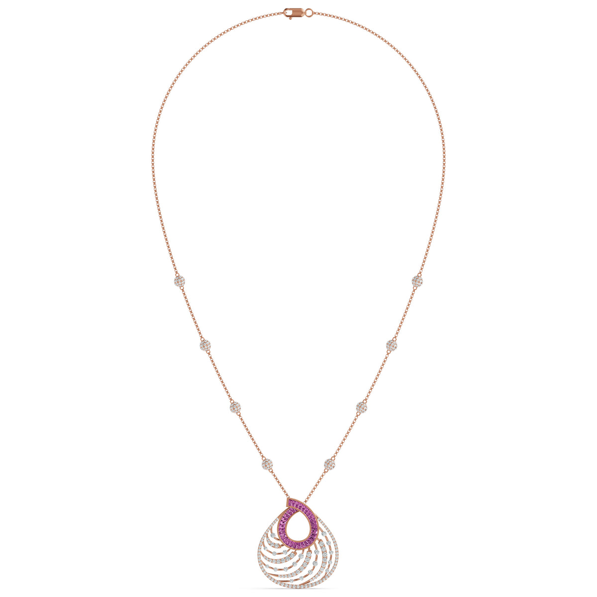 Blush Symphony Diamond Chain