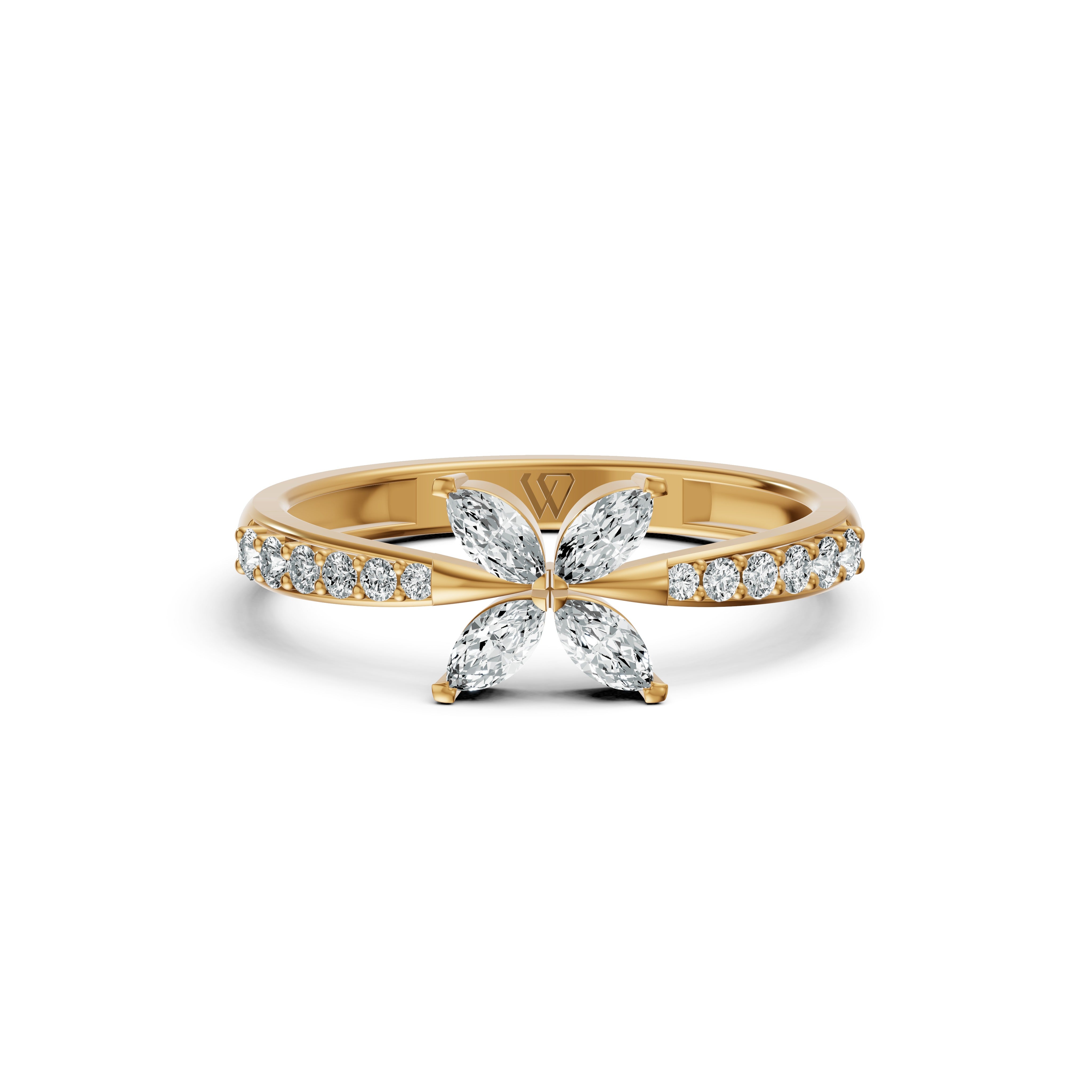 Radiant Harmony Marquise Ring