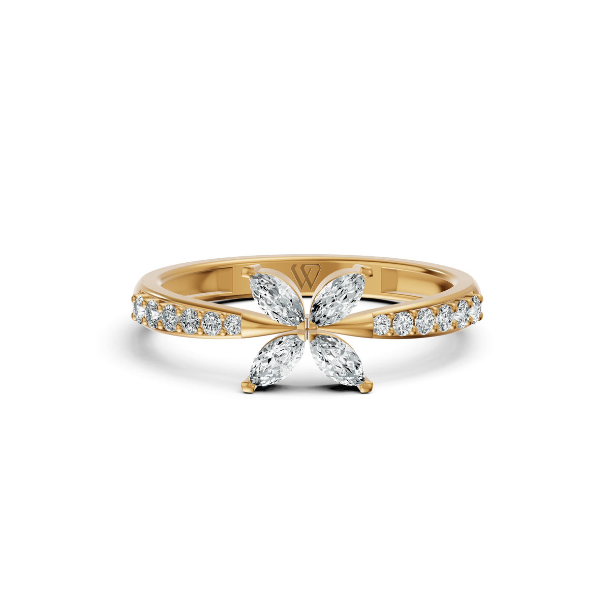 Radiant Harmony Marquise Ring