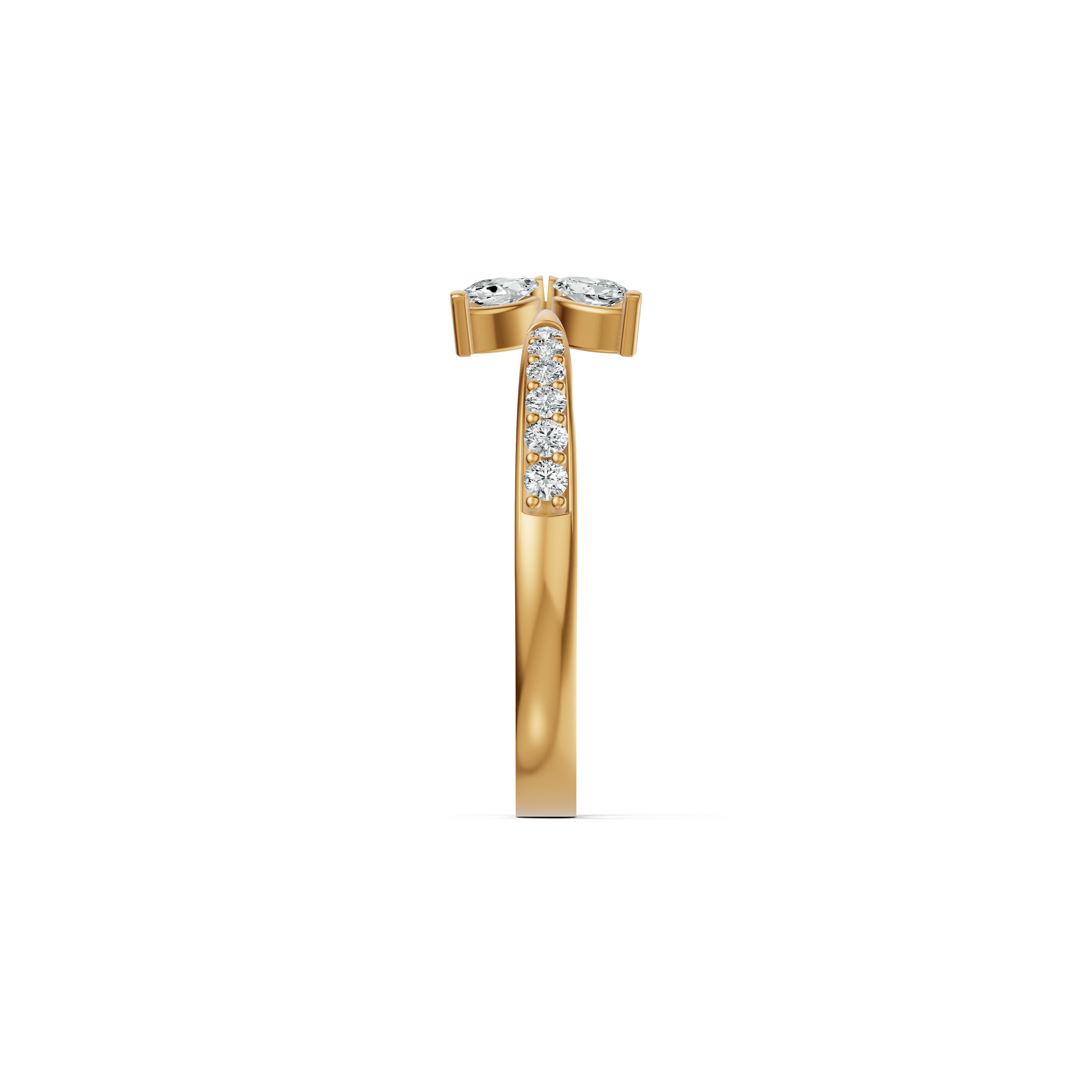 Radiant Harmony Marquise Ring