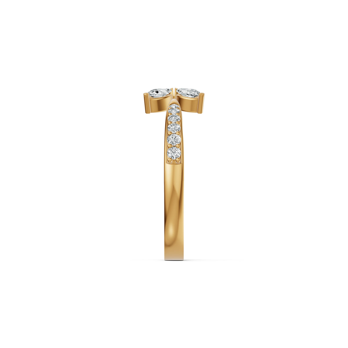 Radiant Harmony Marquise Ring