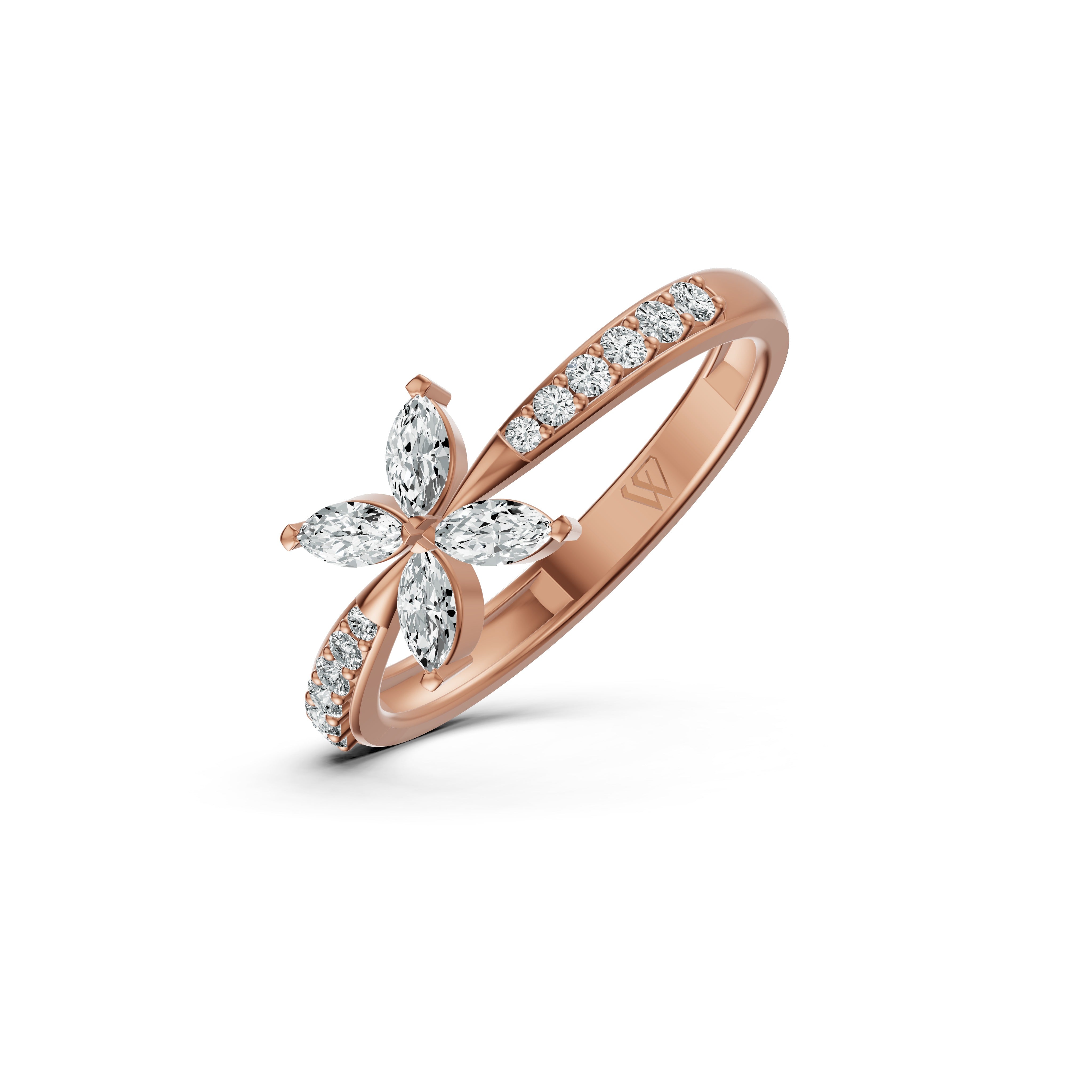 Radiant Harmony Marquise Ring