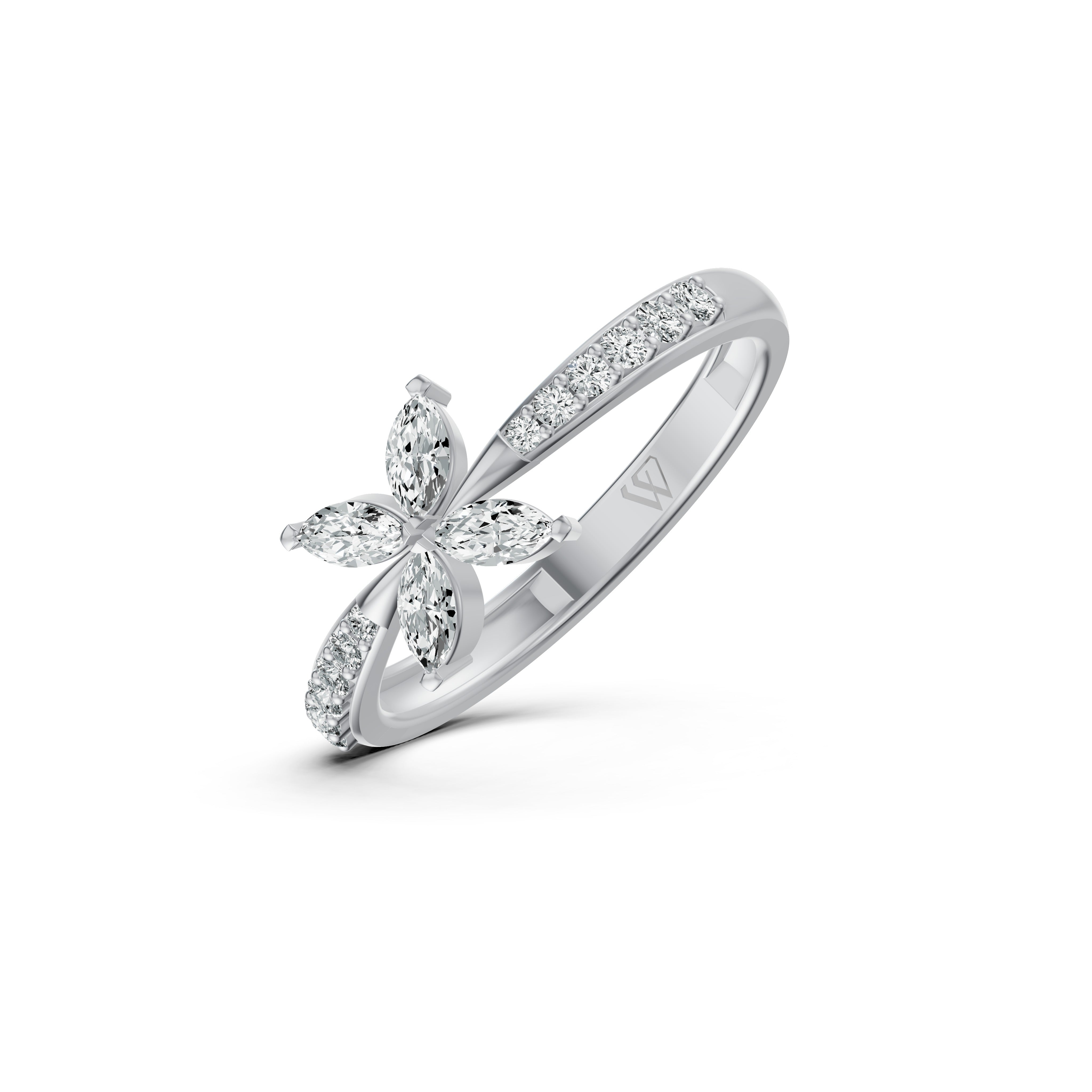 Radiant Harmony Marquise Ring