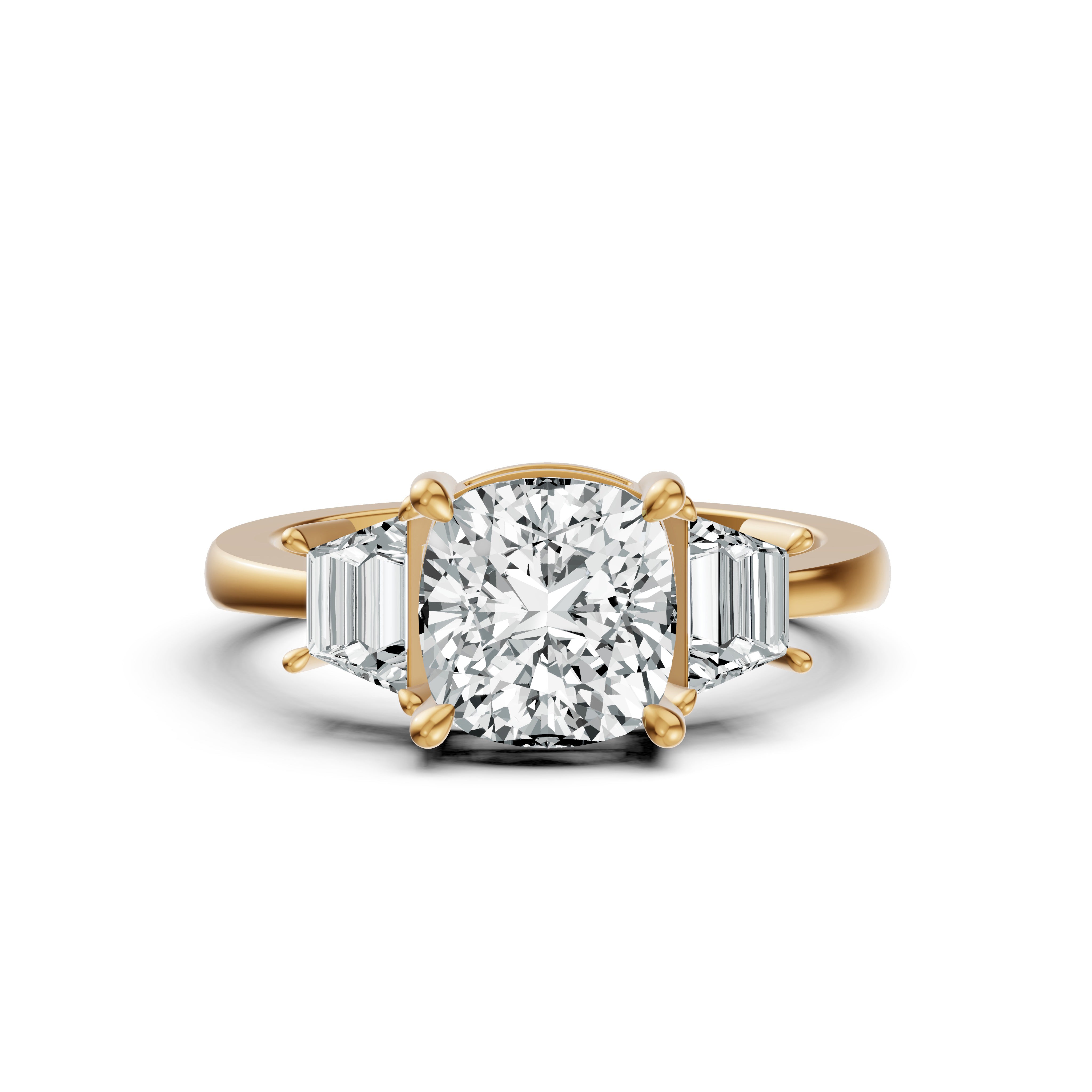 Radiant Bliss Solitaire Engagement Ring