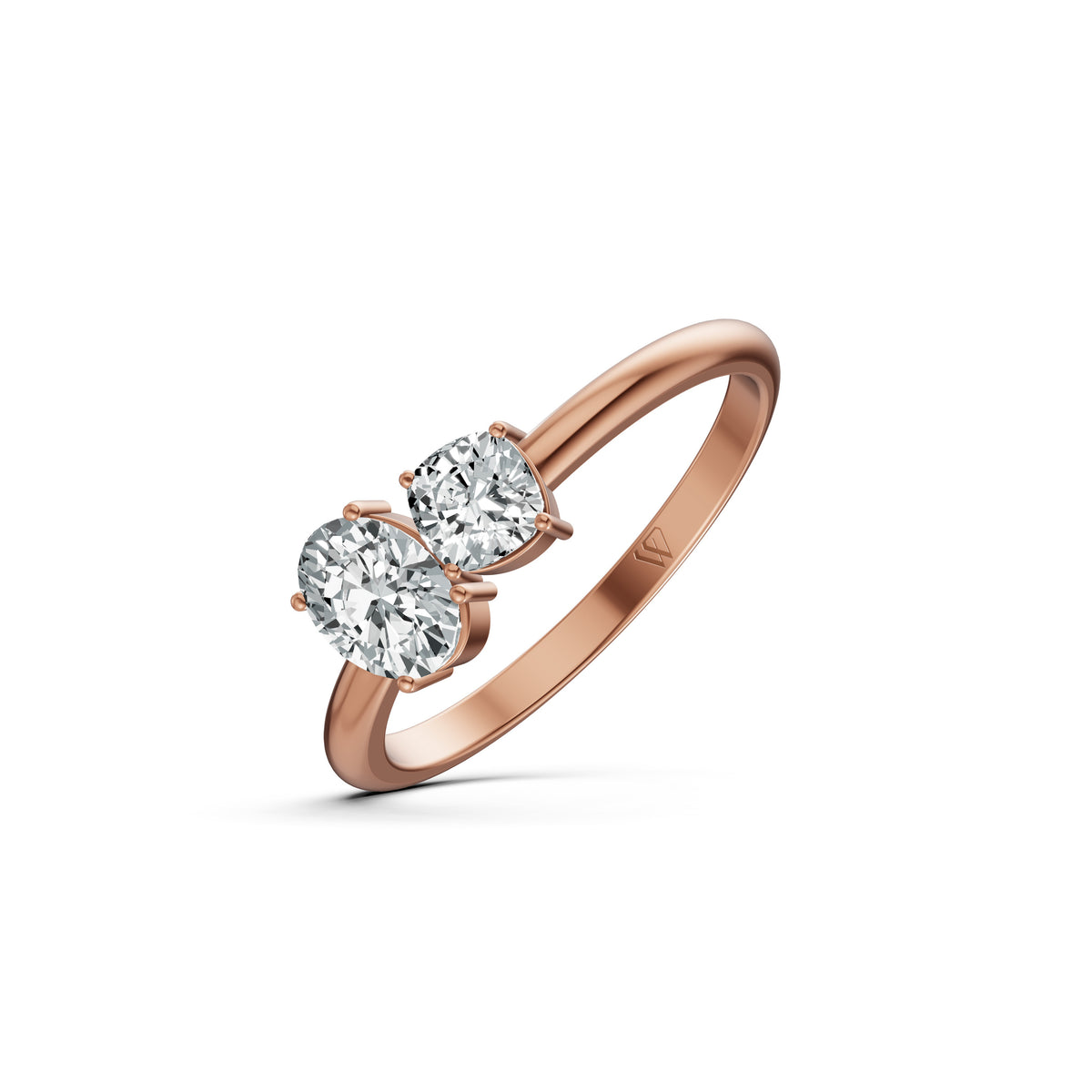 Amour Etoile Toi et Moi Solitaire Ring
