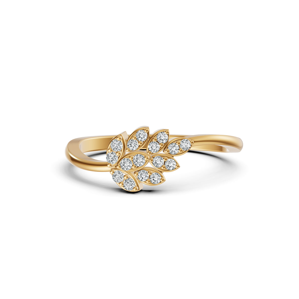 Graceful Vine Diamond Ring