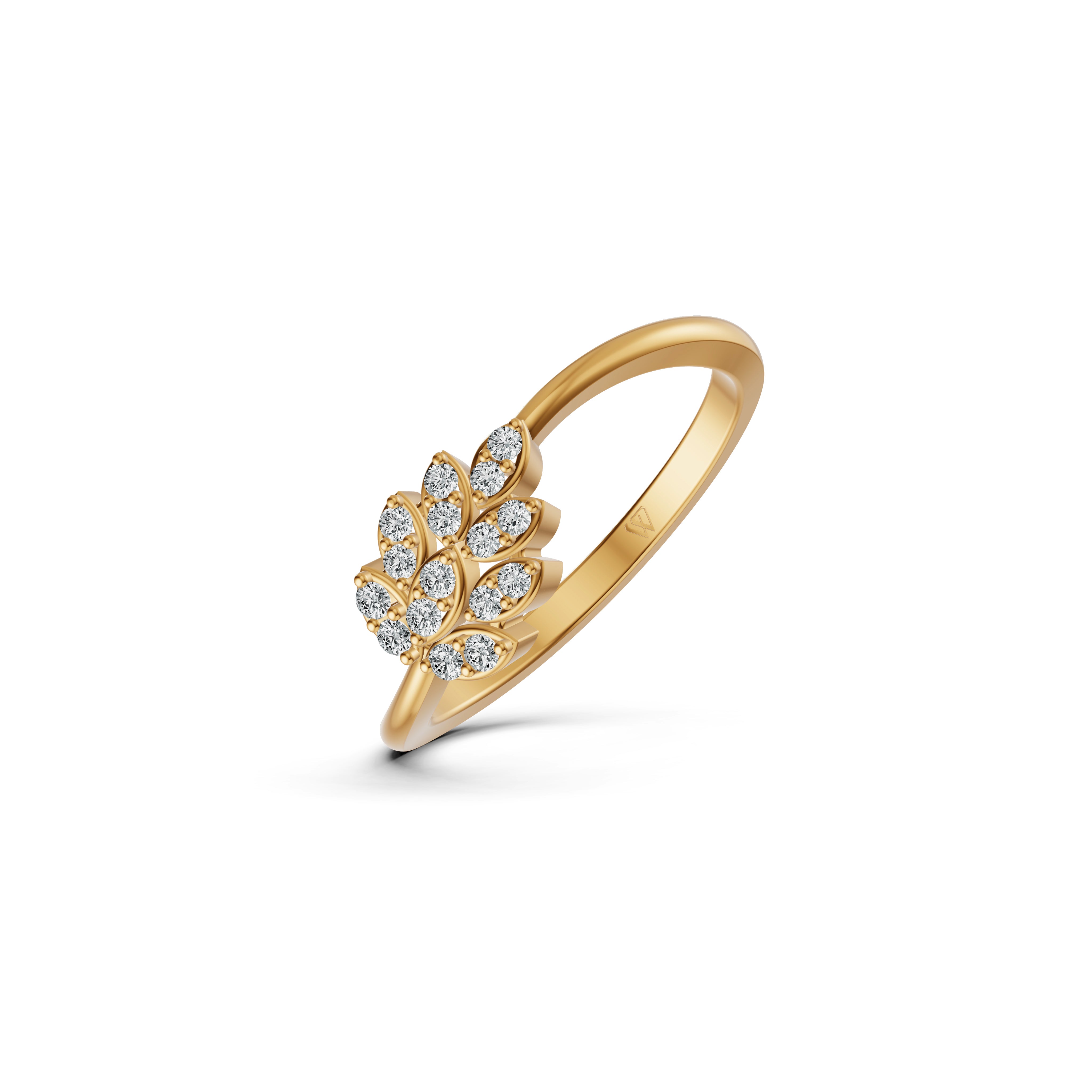 Graceful Vine Diamond Ring