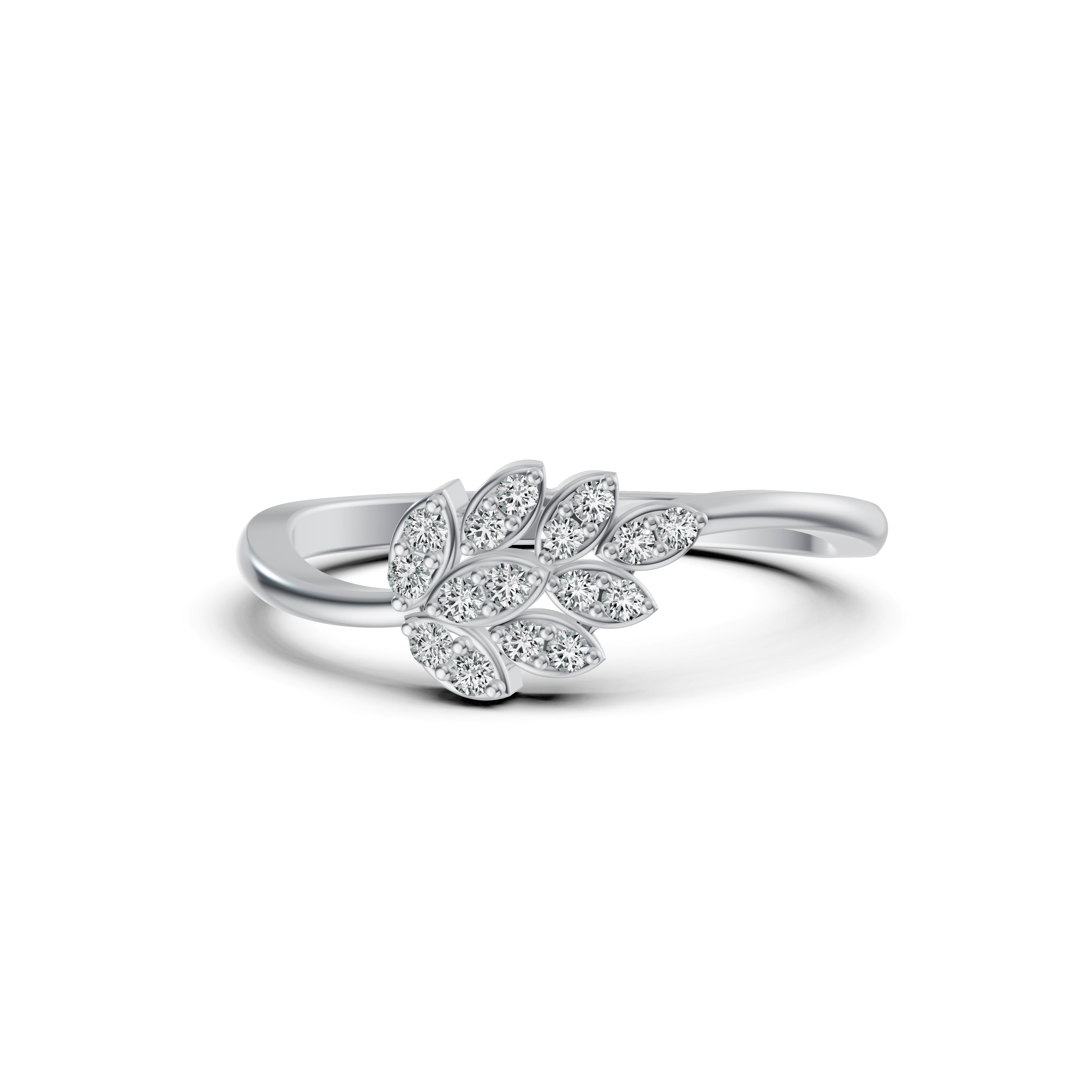 Graceful Vine Diamond Ring