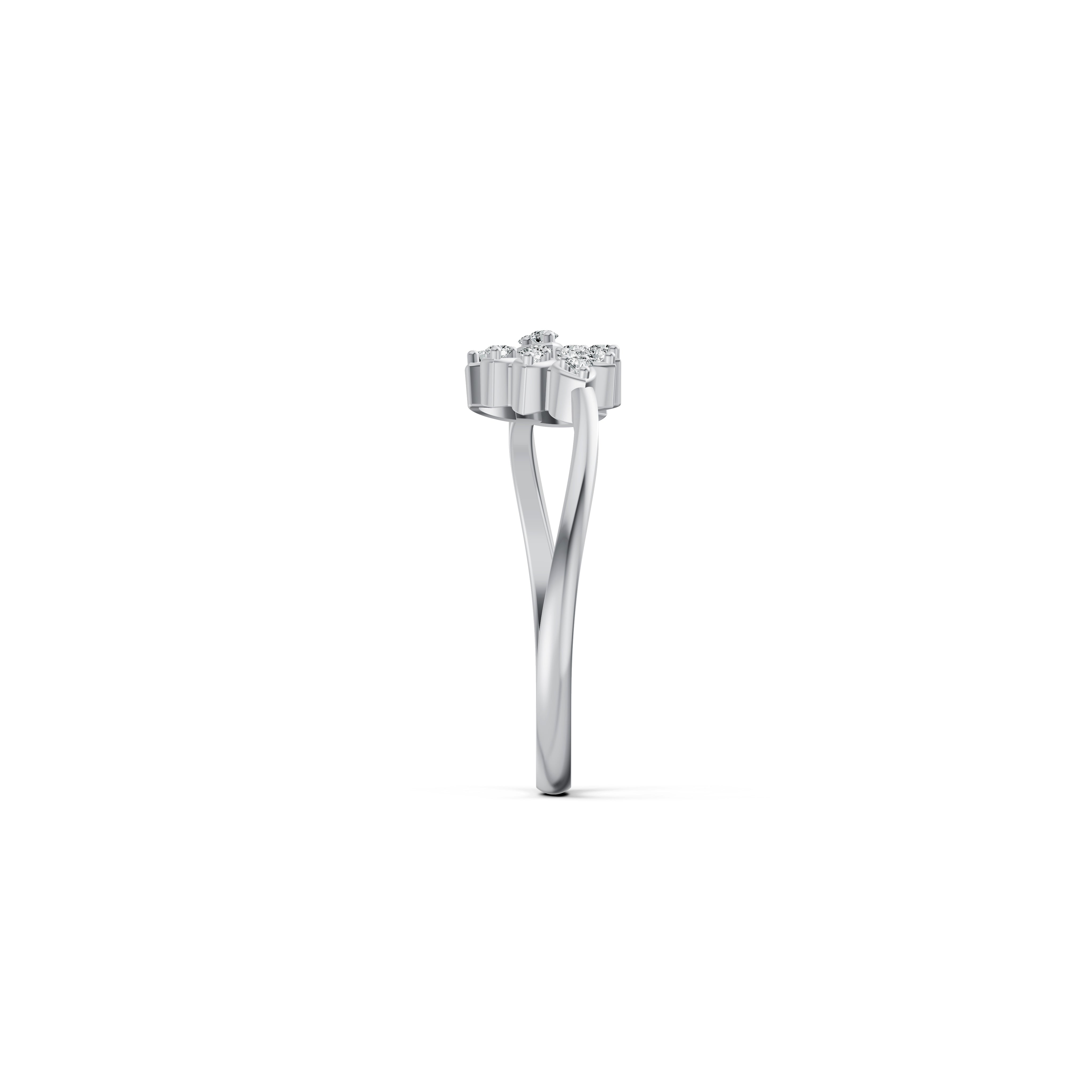 Graceful Vine Diamond Ring