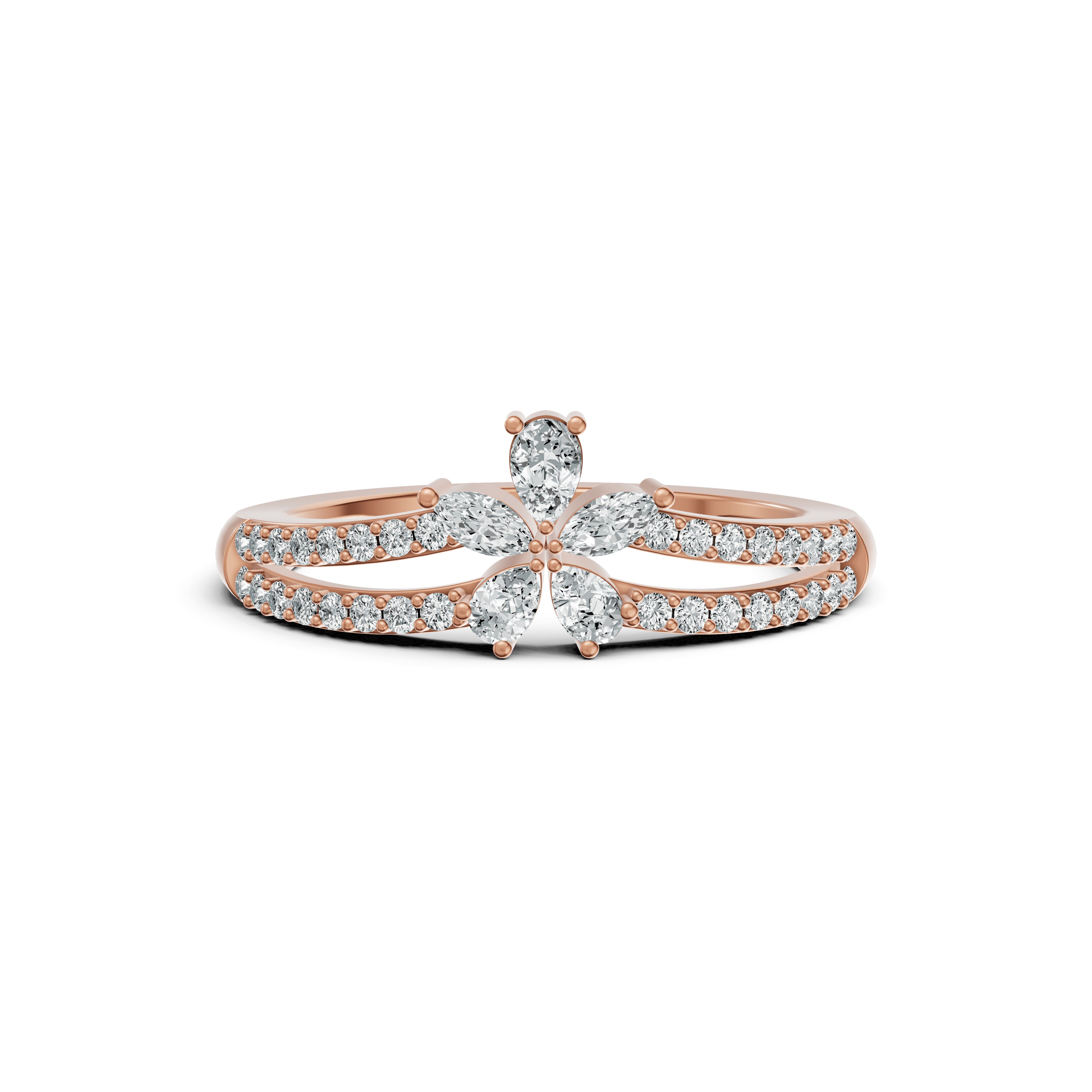 Marquise Cluster Diamond Ring