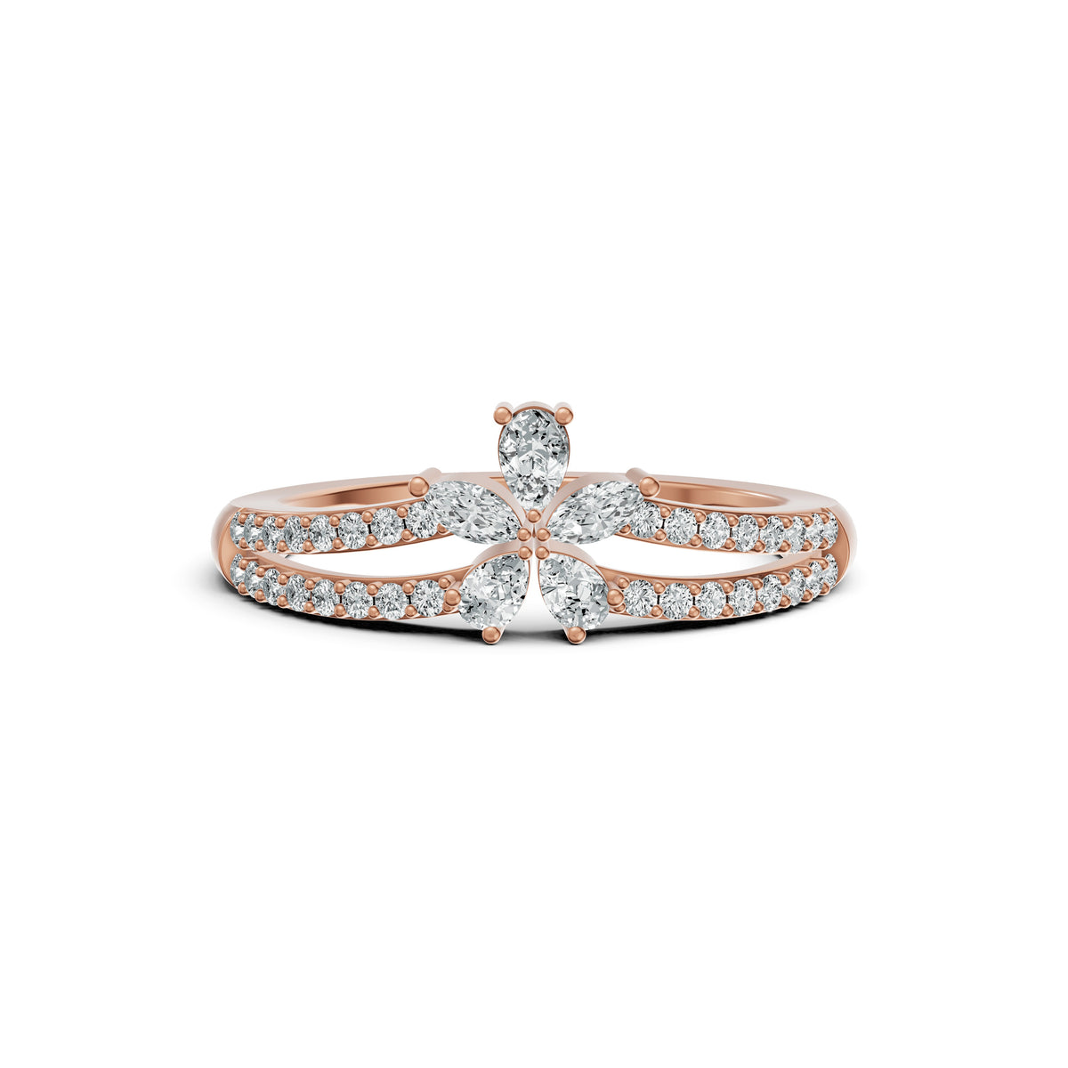 Marquise Cluster Diamond Ring